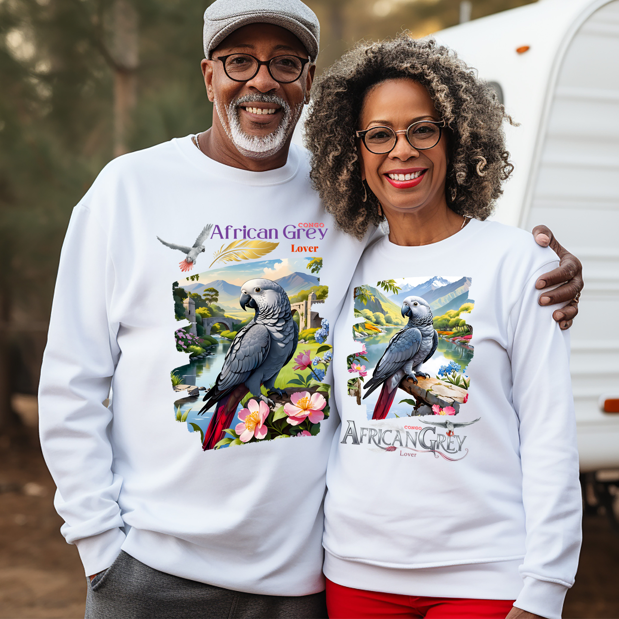 African Grey Congo Sweatshirt