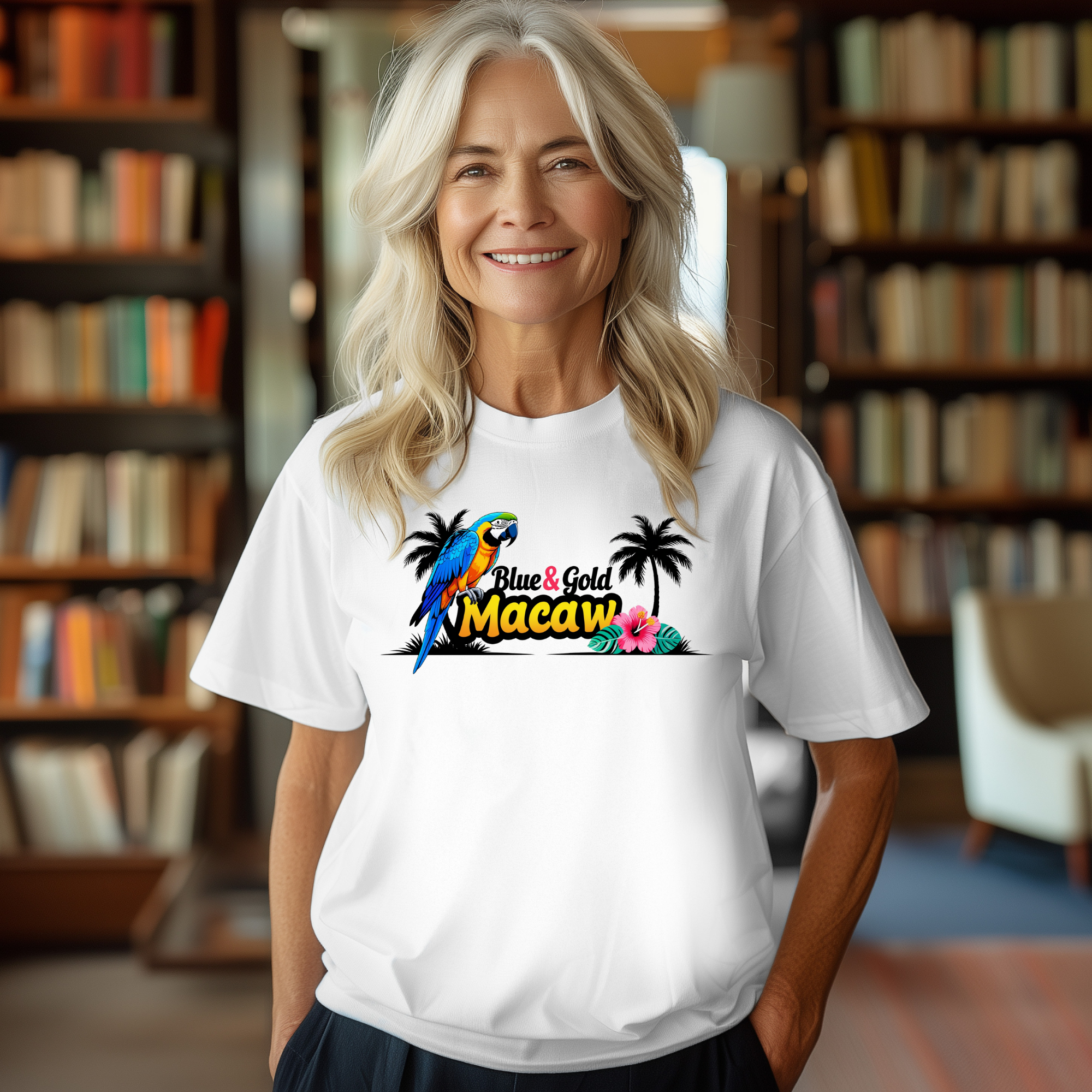 Blue & Gold Macaw Tee