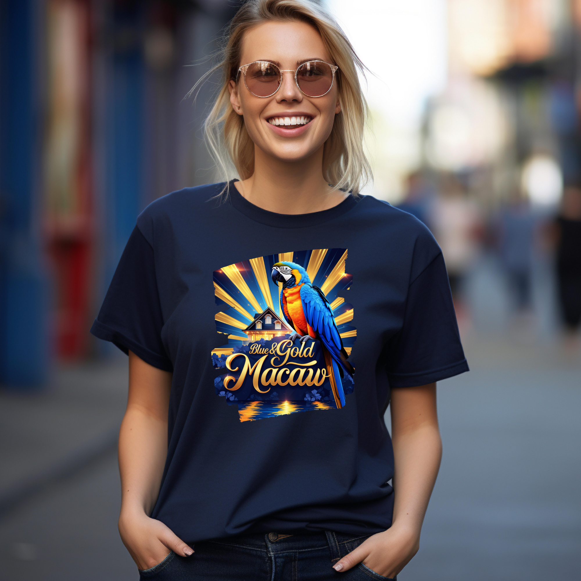 Blue & Gold Macaw Tee