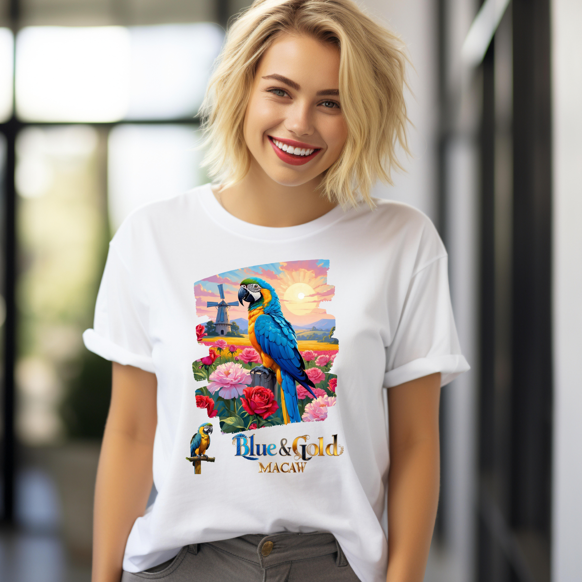 Blue & Gold Macaw Tee