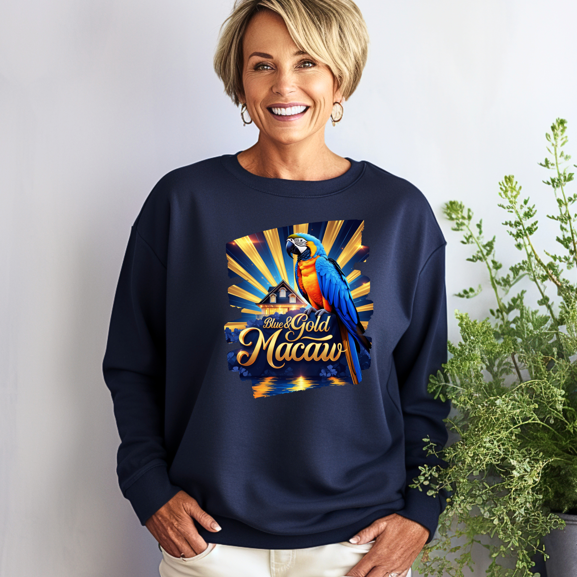 Blue & Gold Macaw Sweatshirts