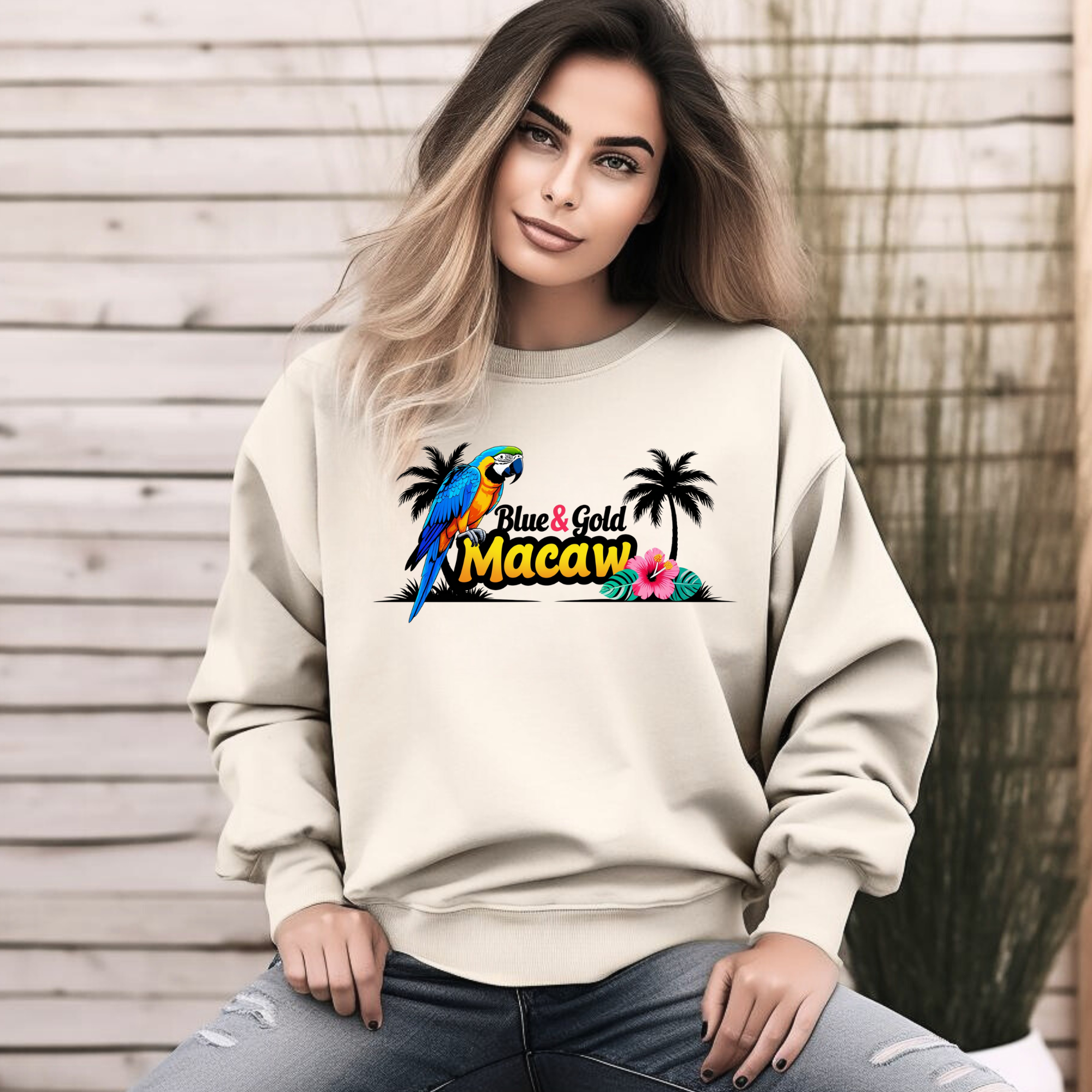 Blue & Gold Macaw Sweatshirts