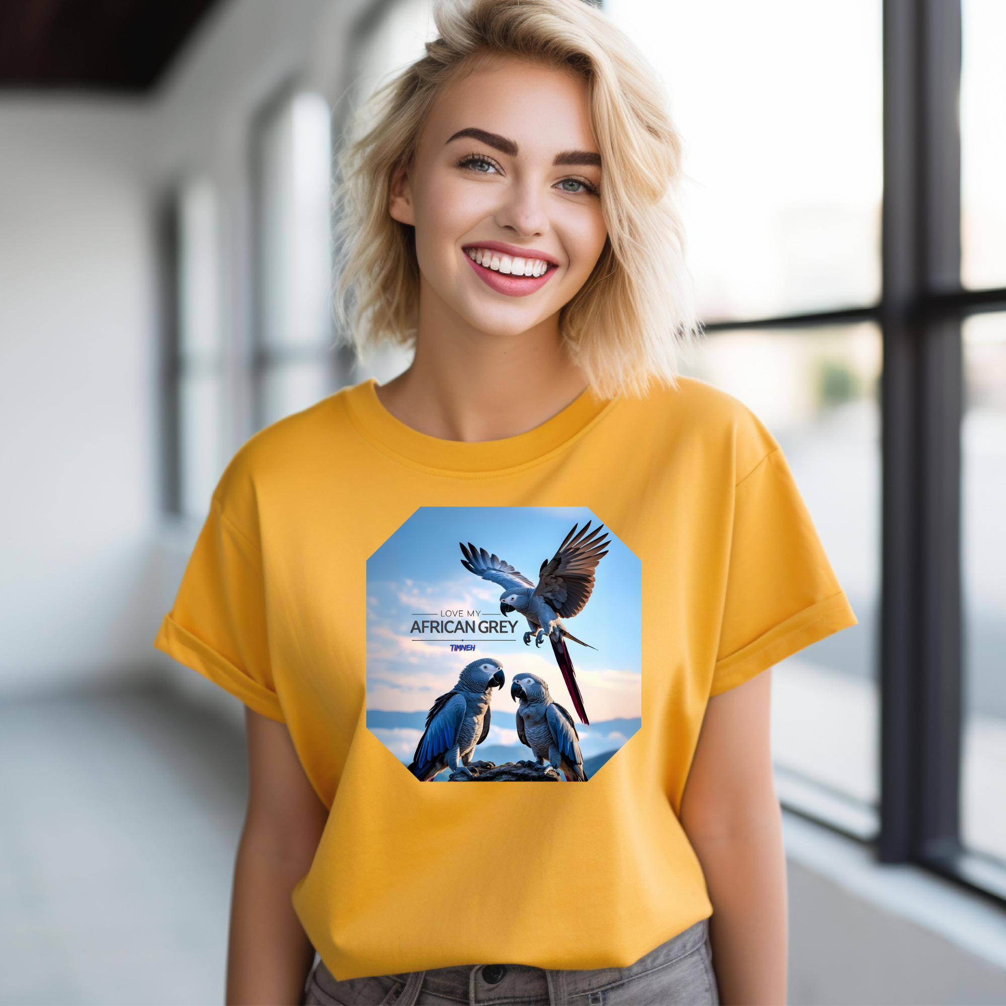 Love My African Grey Timneh T-Shirt