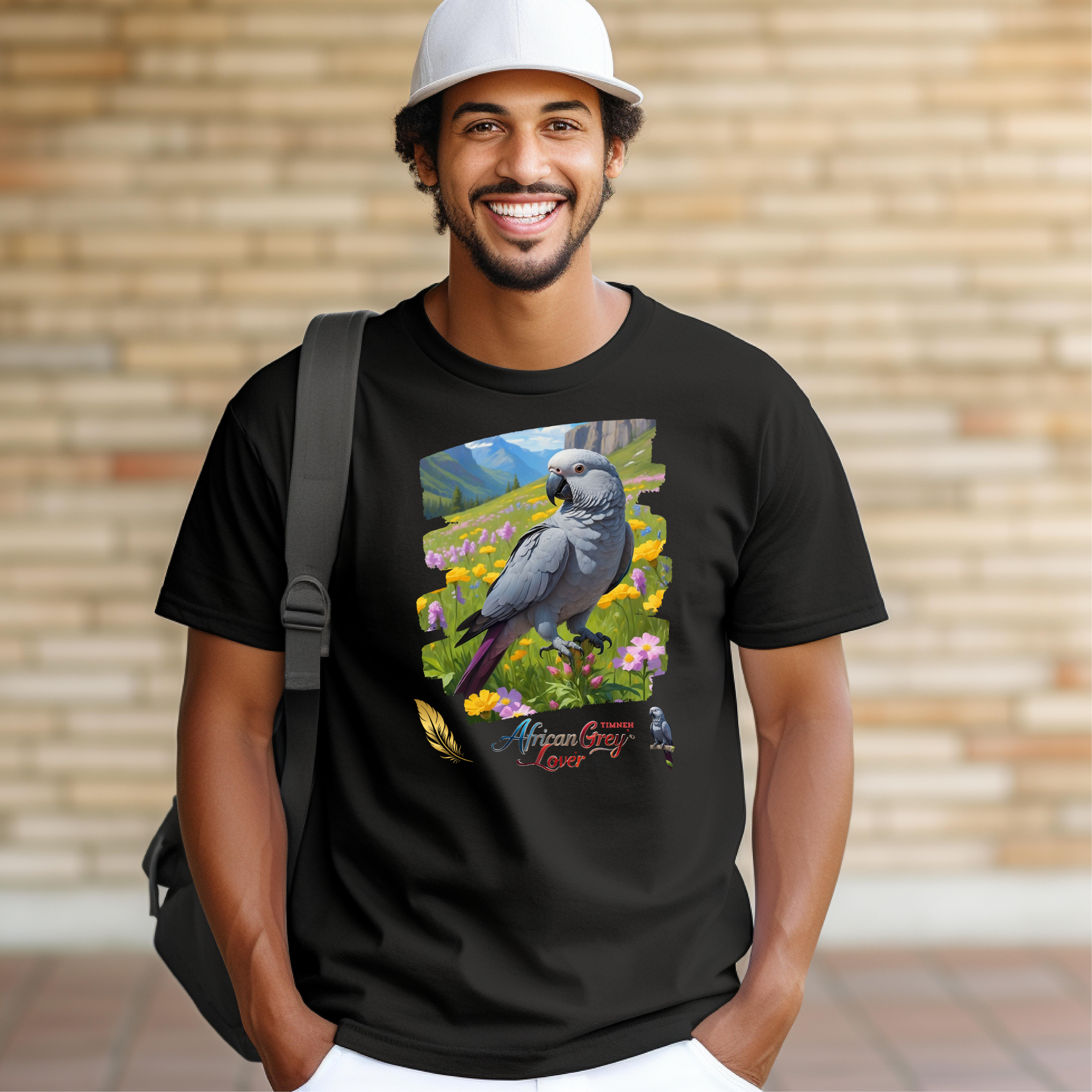 African Grey Timneh Lover T-Shirt