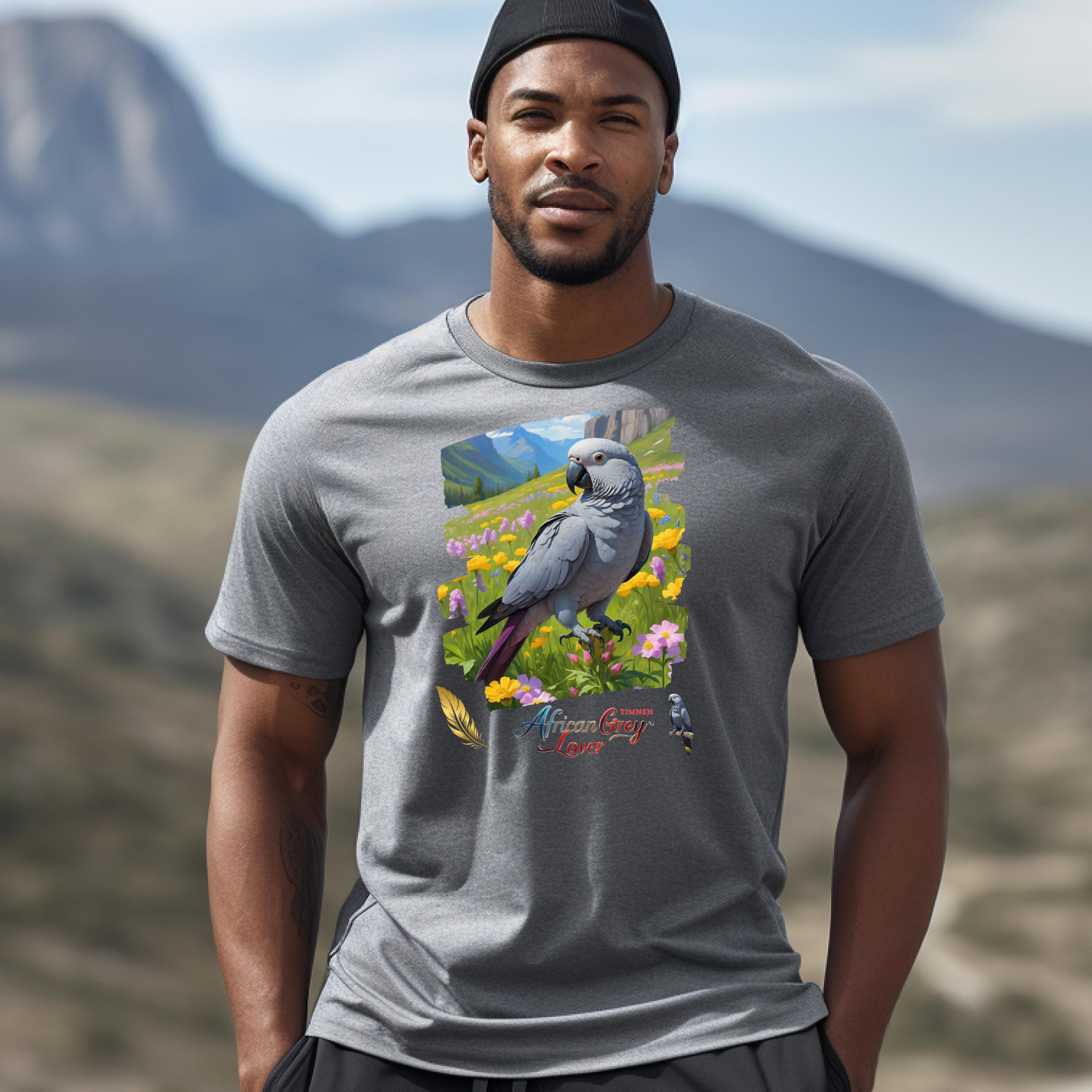 African Grey Timneh Lover T-Shirt