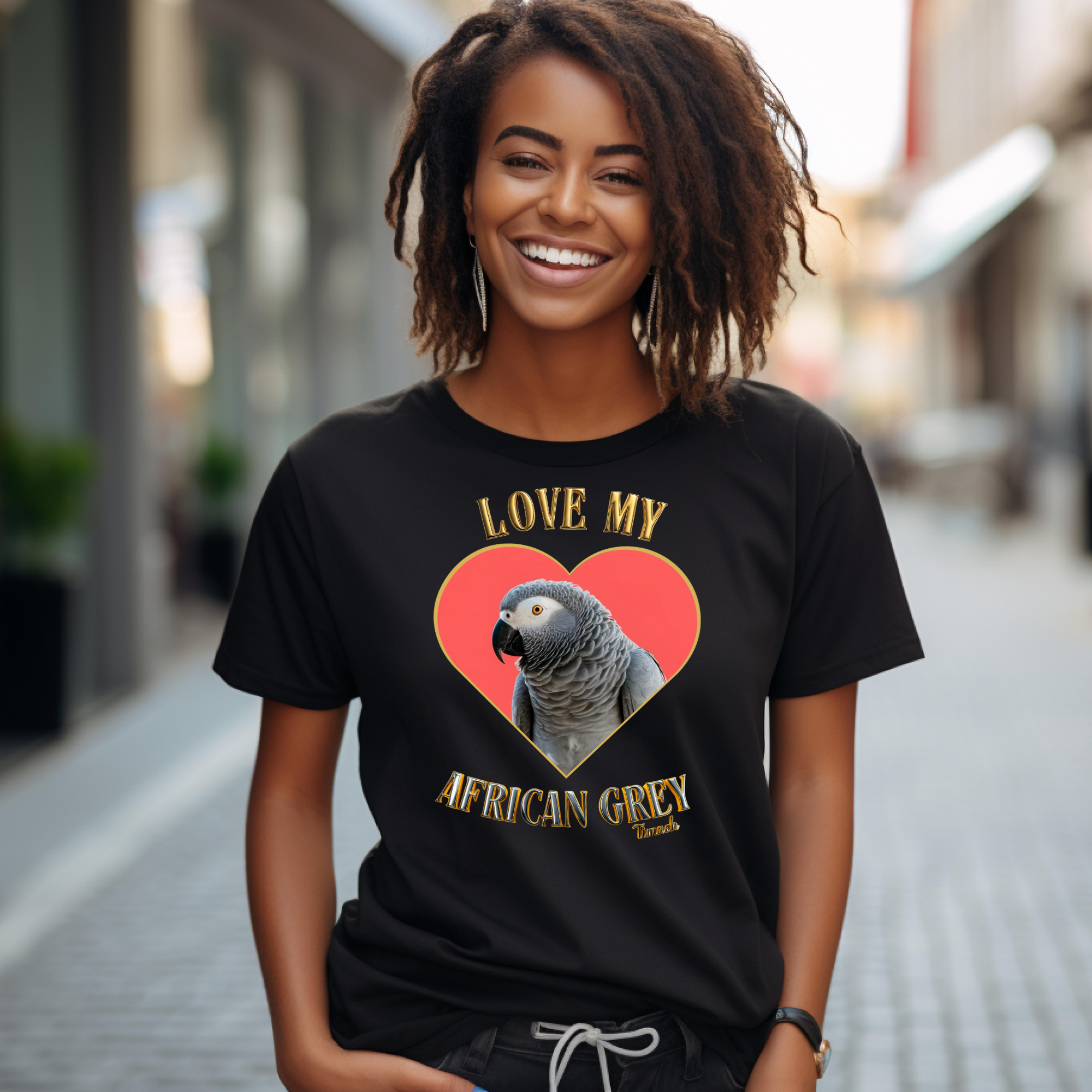 Love My African Grey Timneh T-Shirt