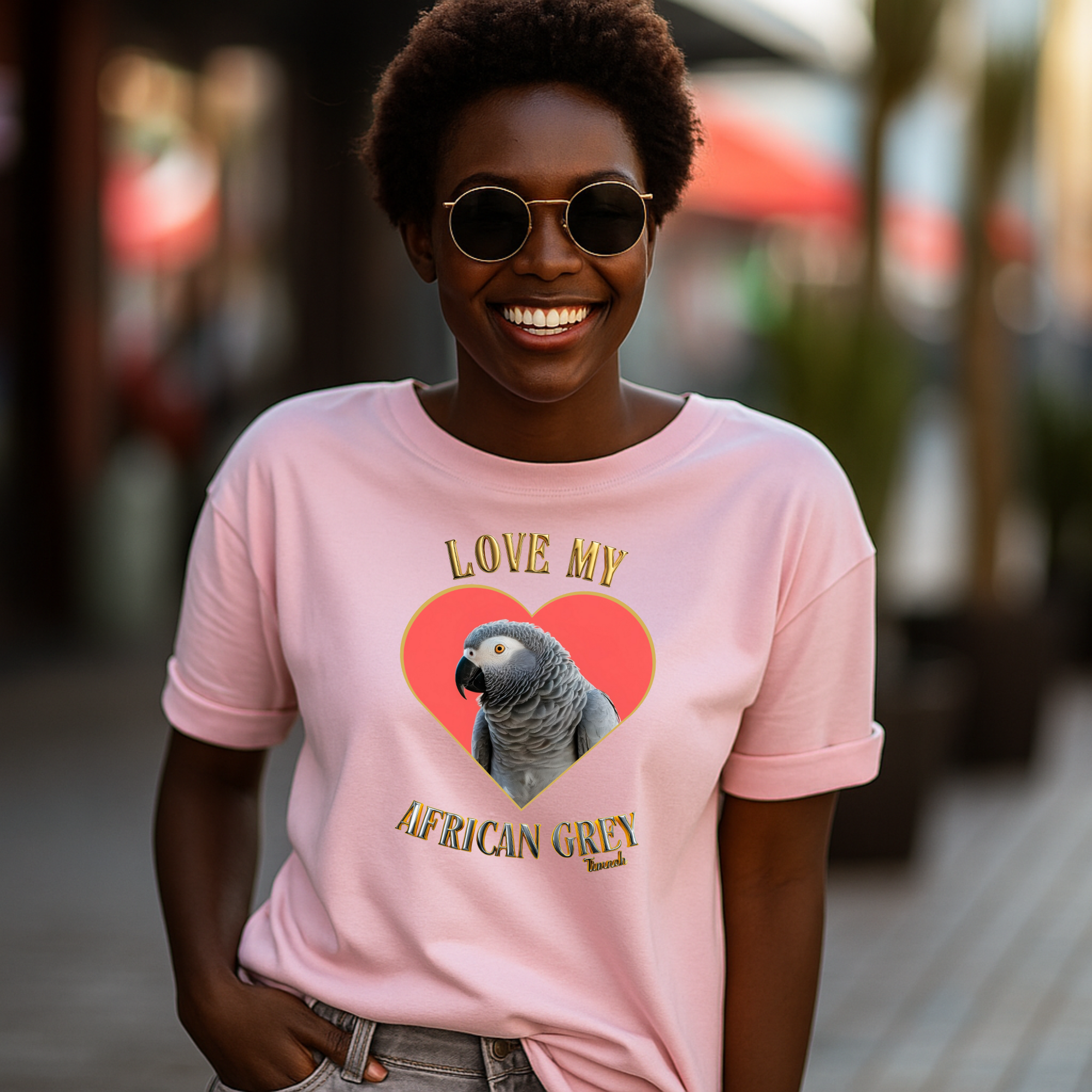 Love My African Grey Timneh T-Shirt