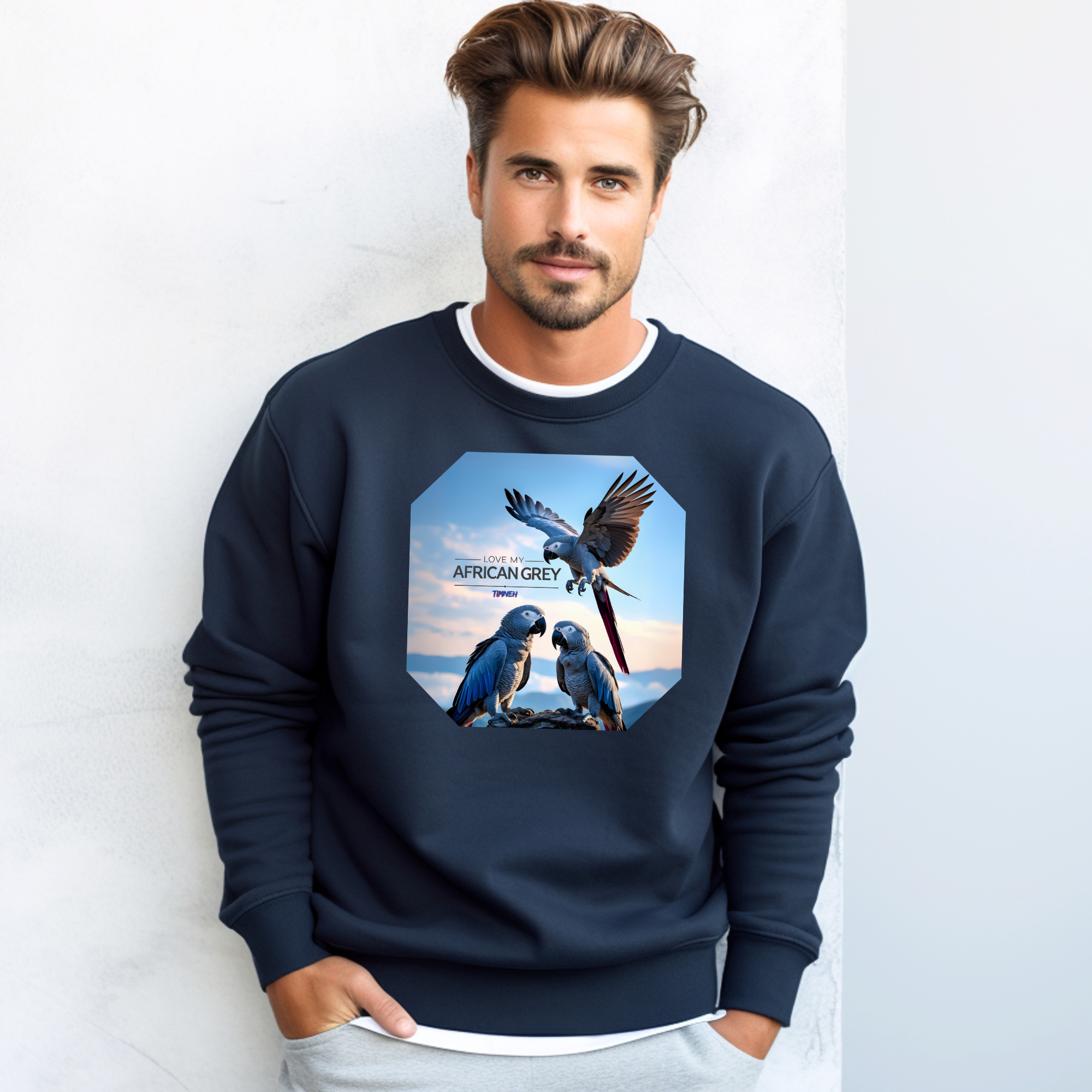 Love My African Grey Timneh Sweatshirt