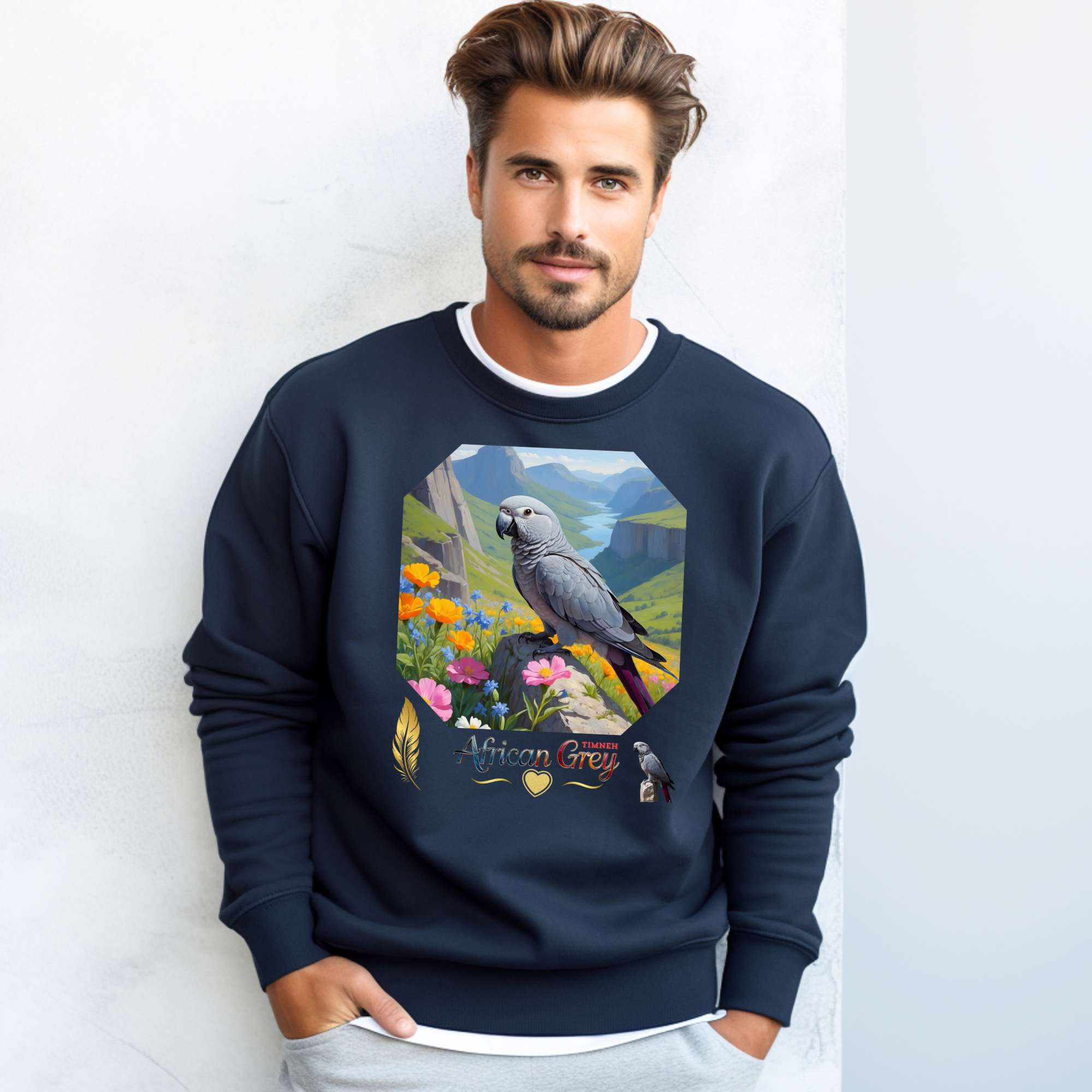 African Grey Timneh Valley Sweatshirt