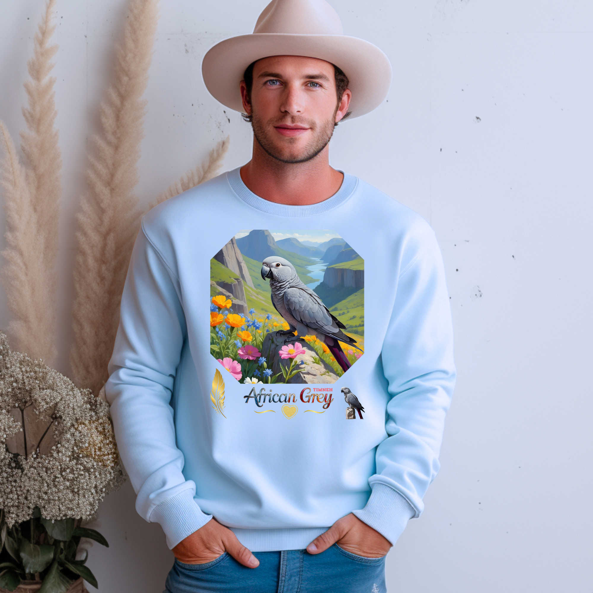 African Grey Timneh Valley Sweatshirt
