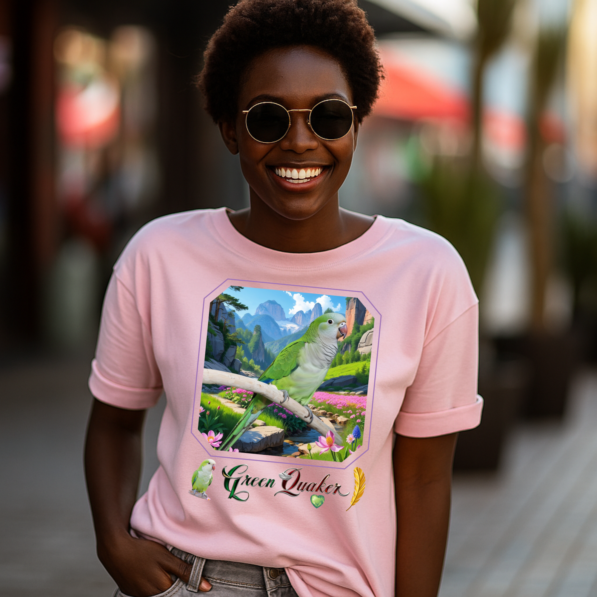Nature Green Quaker T-Shirt