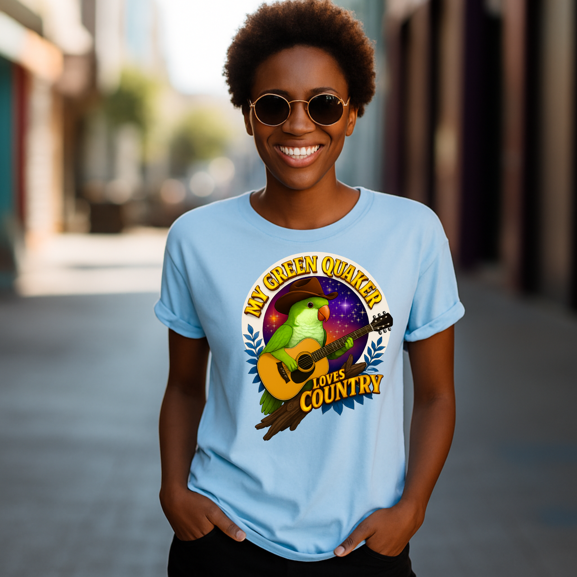 Green Quaker Loves Country T-Shirt