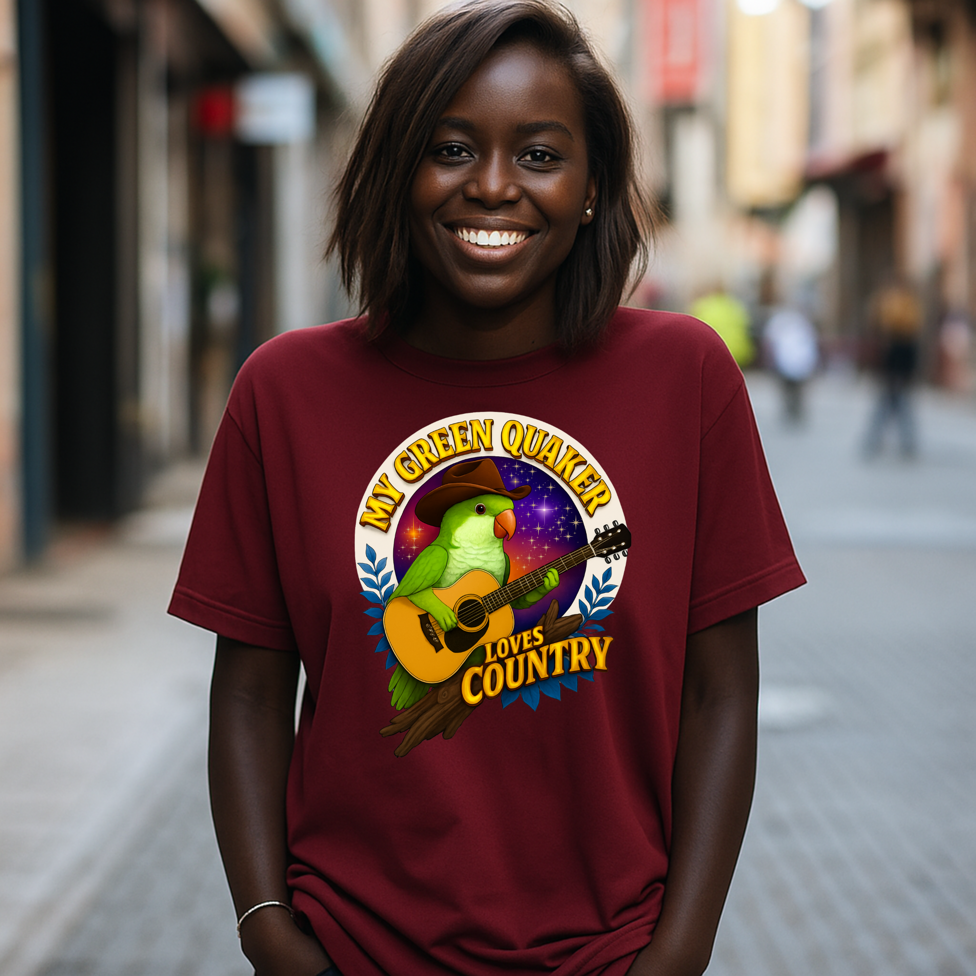 Green Quaker Loves Country T-Shirt