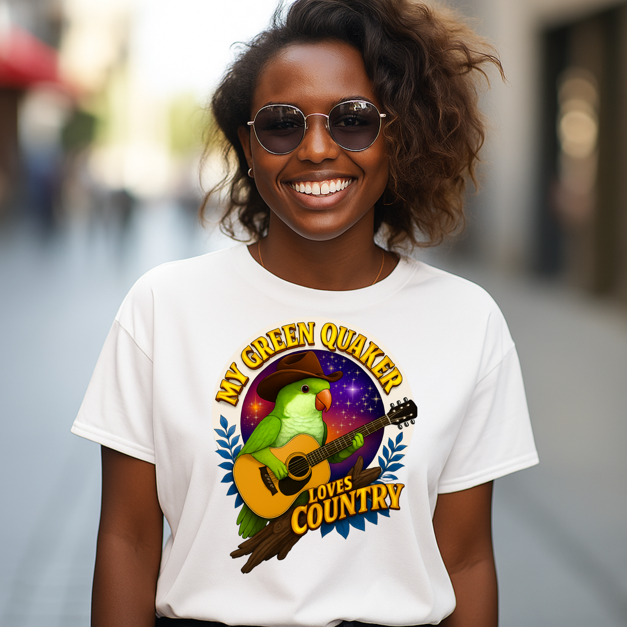 Green Quaker Loves Country T-Shirt