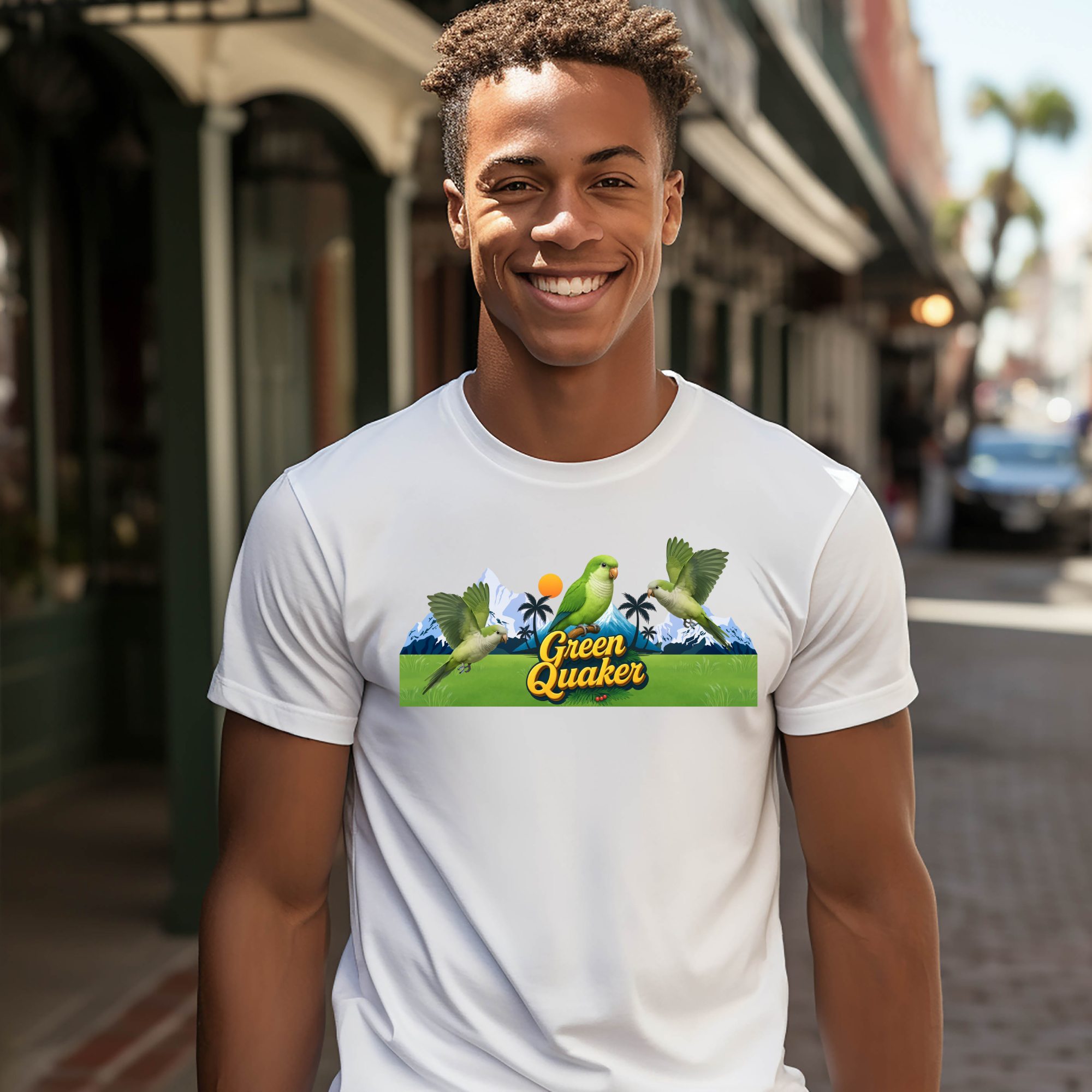 Green Quaker Sunrise T-Shirt