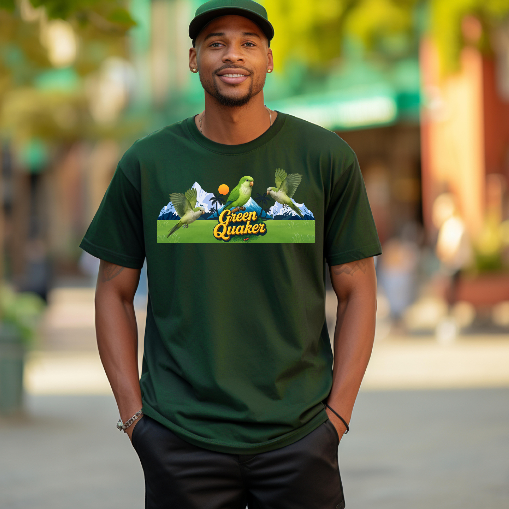 Green Quaker Sunrise T-Shirt