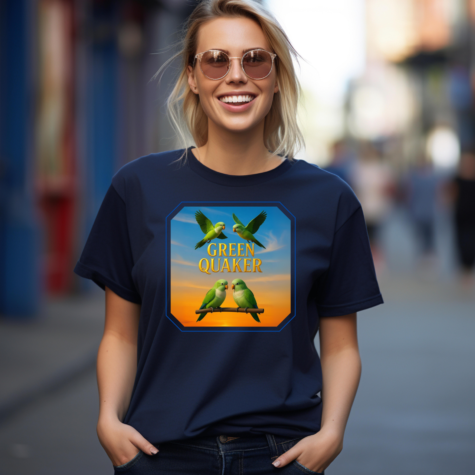 Green Quaker Flying T-Shirt