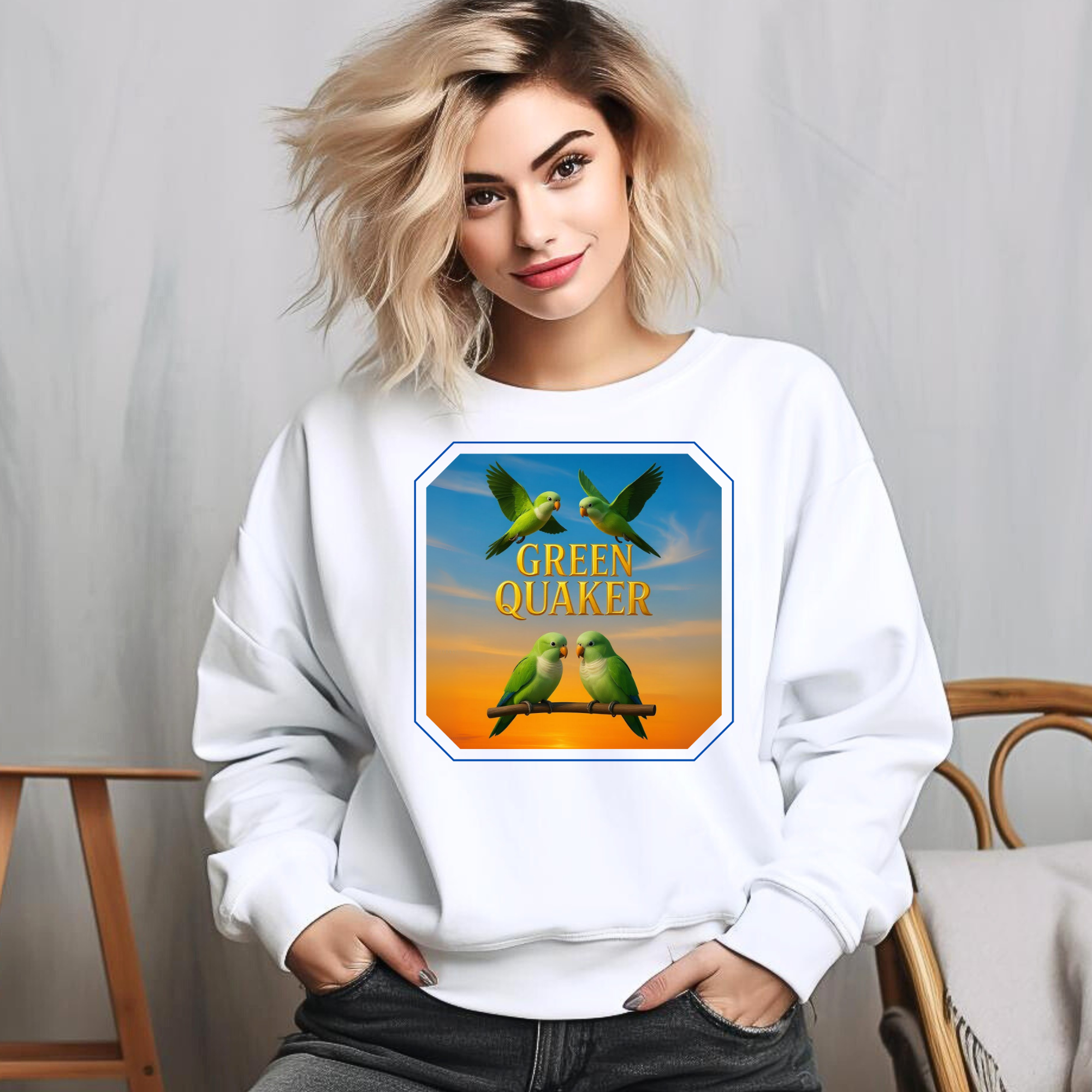 Green Quaker Flying Sweatshirt