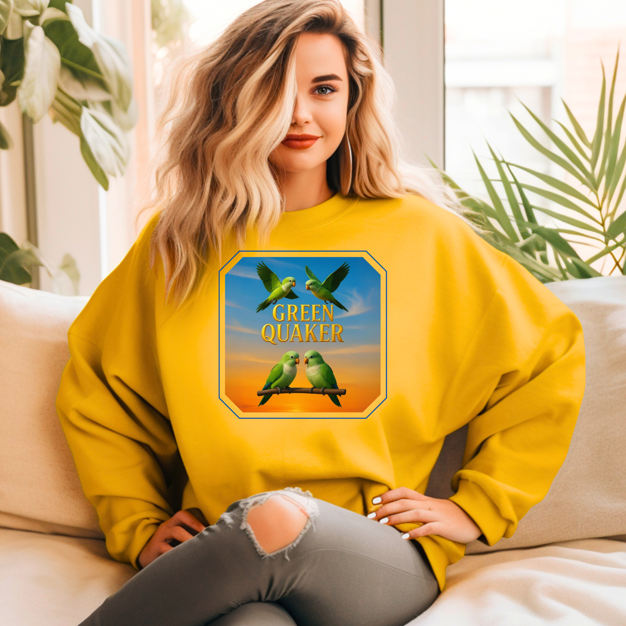 Green Quaker Flying Sweatshirt