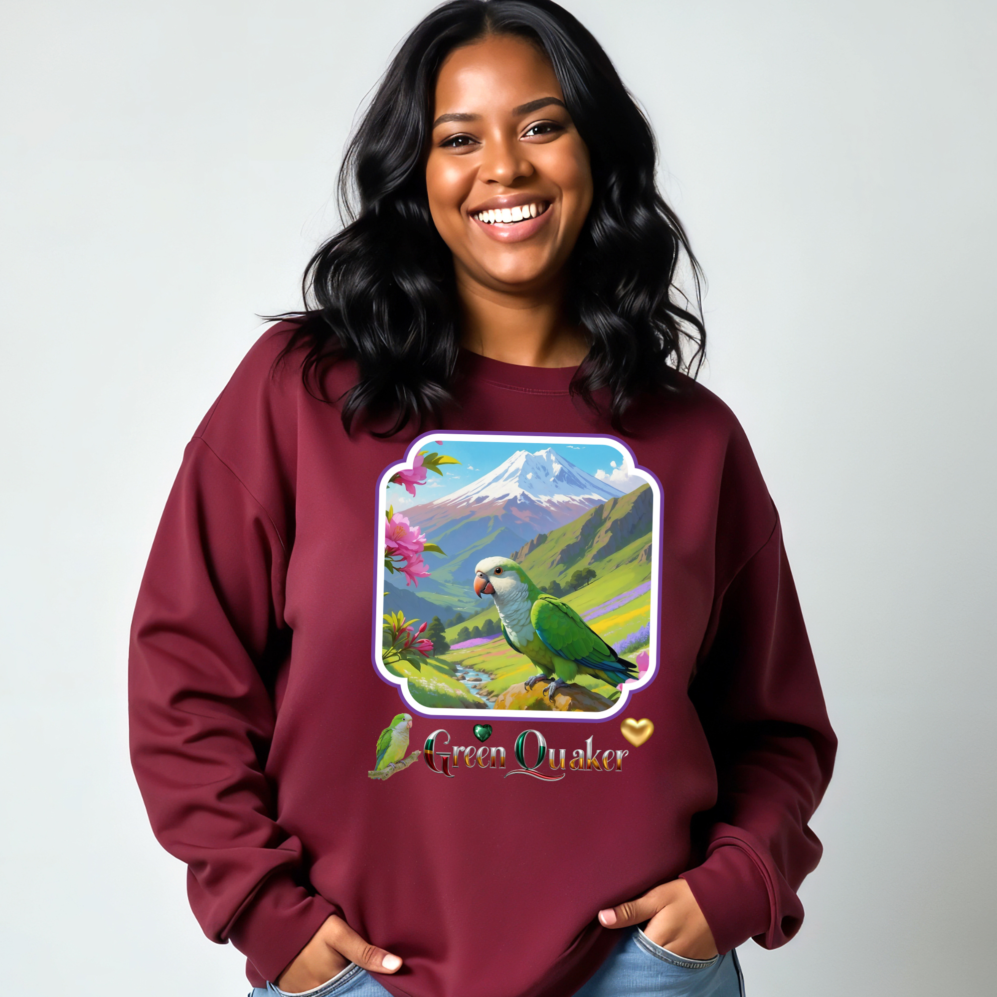 Green Quaker Mountain Sweatshirt