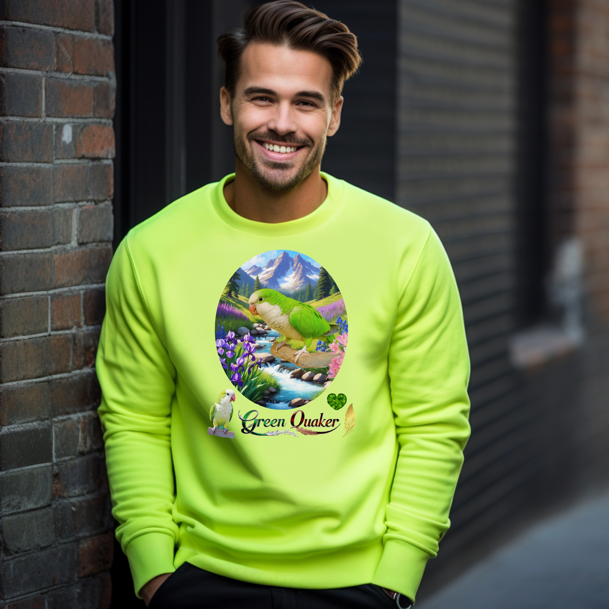 Nature Green Quaker Sweatshirt
