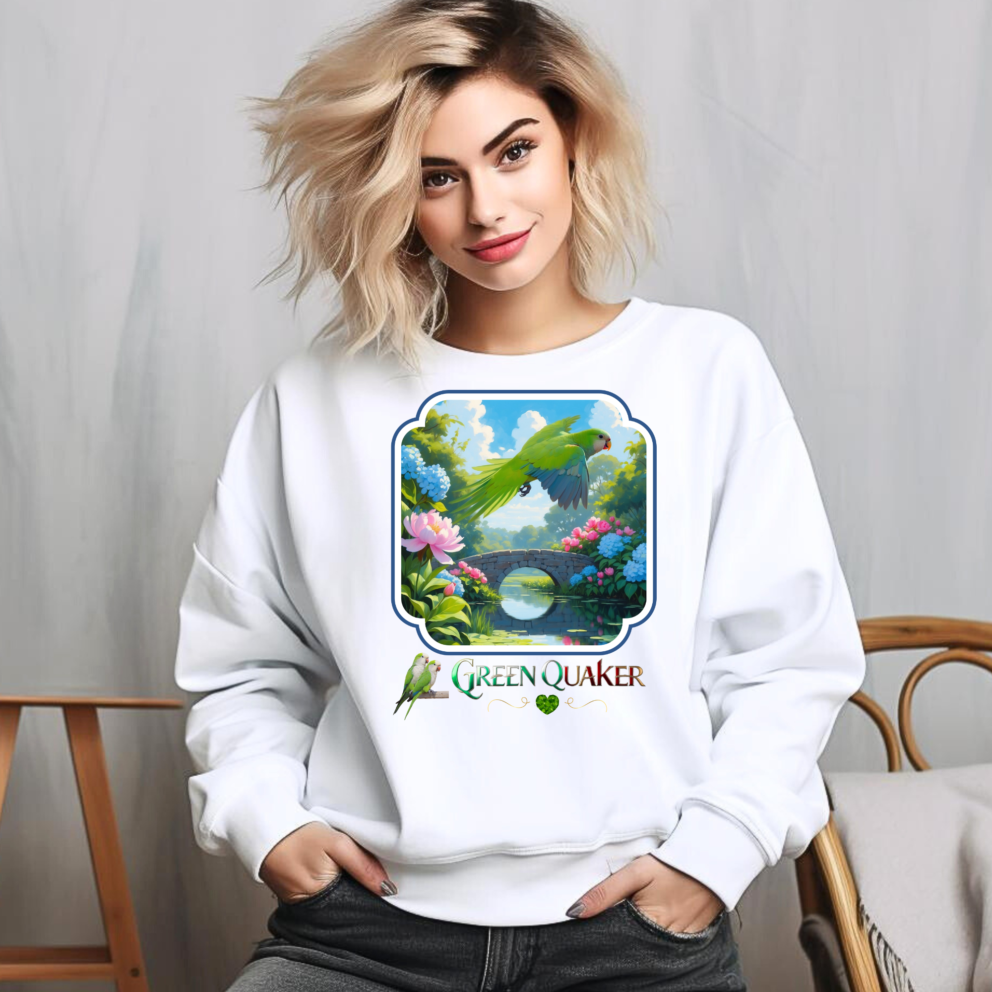 Green Quaker Bridge Sweatshirt