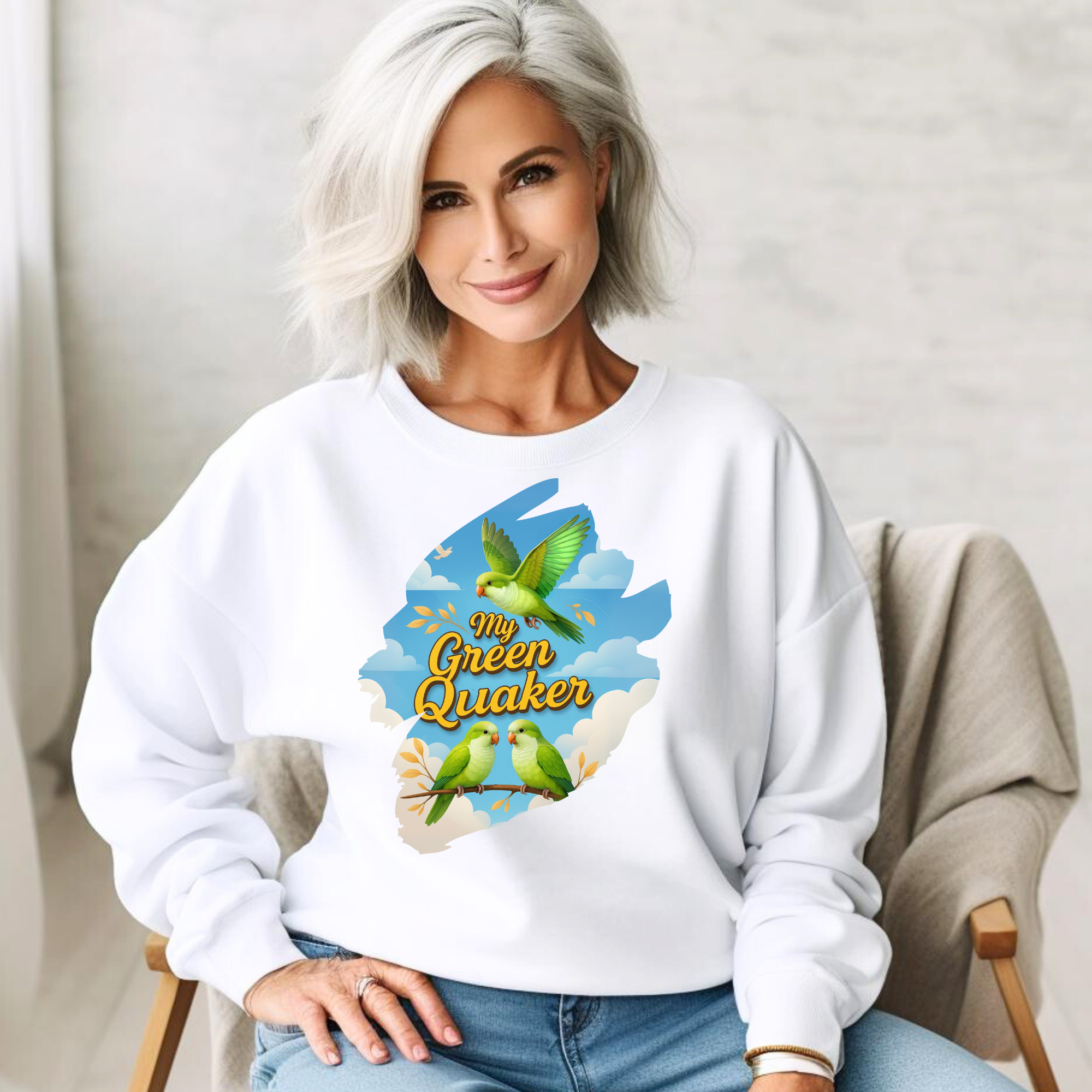 My Green Quaker Flying Sweatshirt