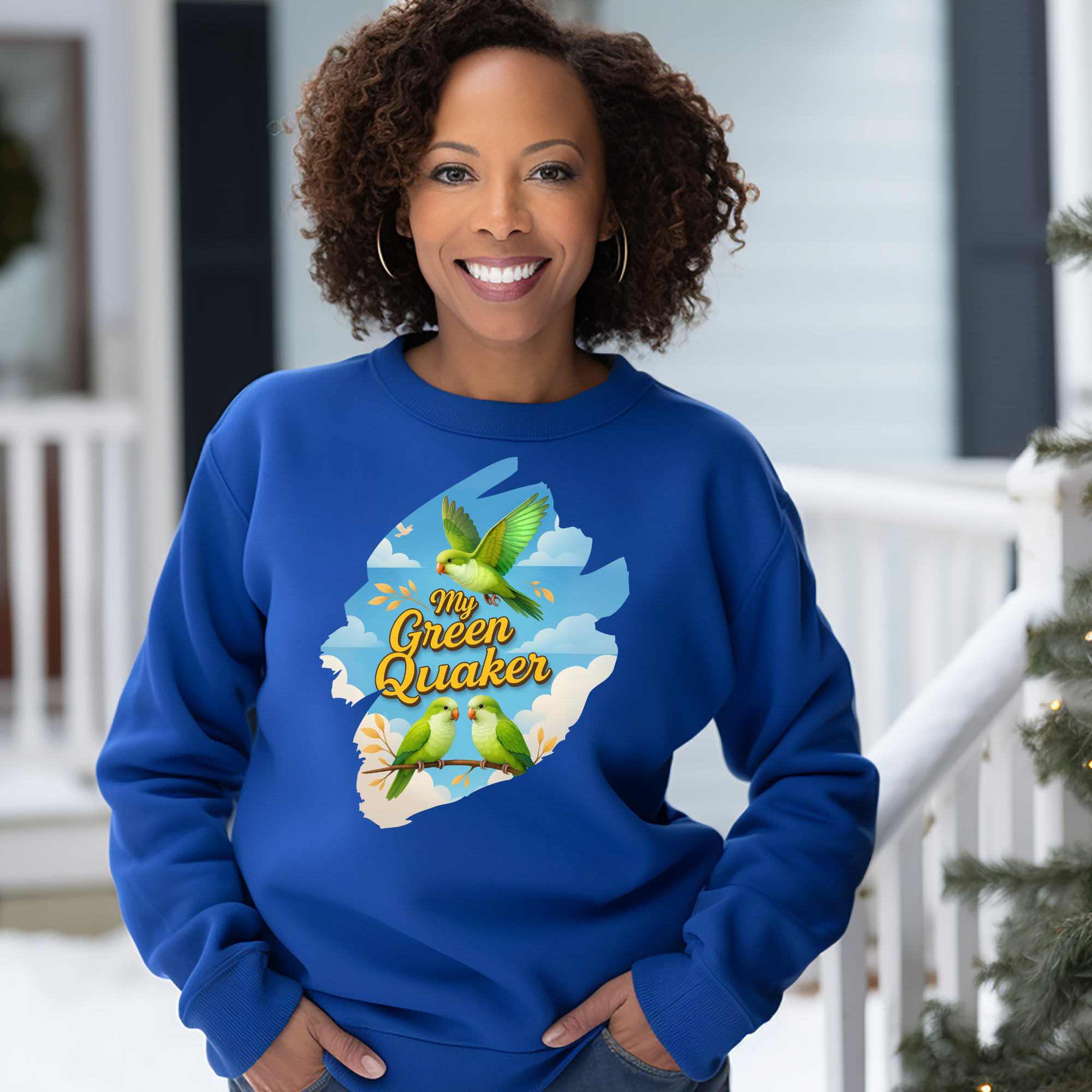 My Green Quaker Flying Sweatshirt