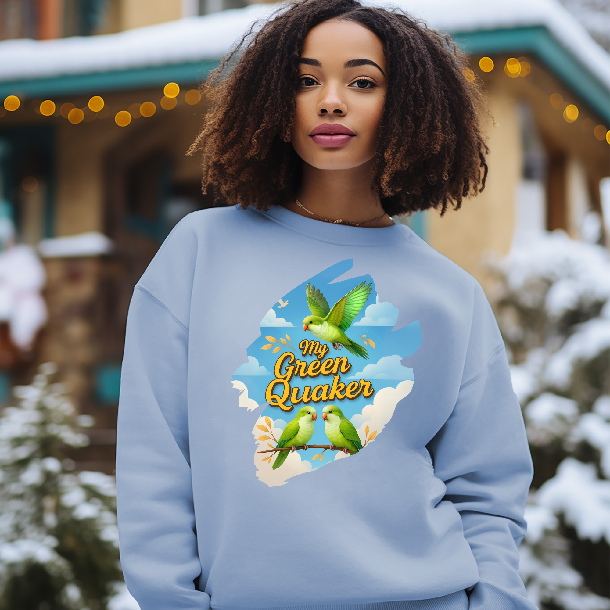 My Green Quaker Flying Sweatshirt