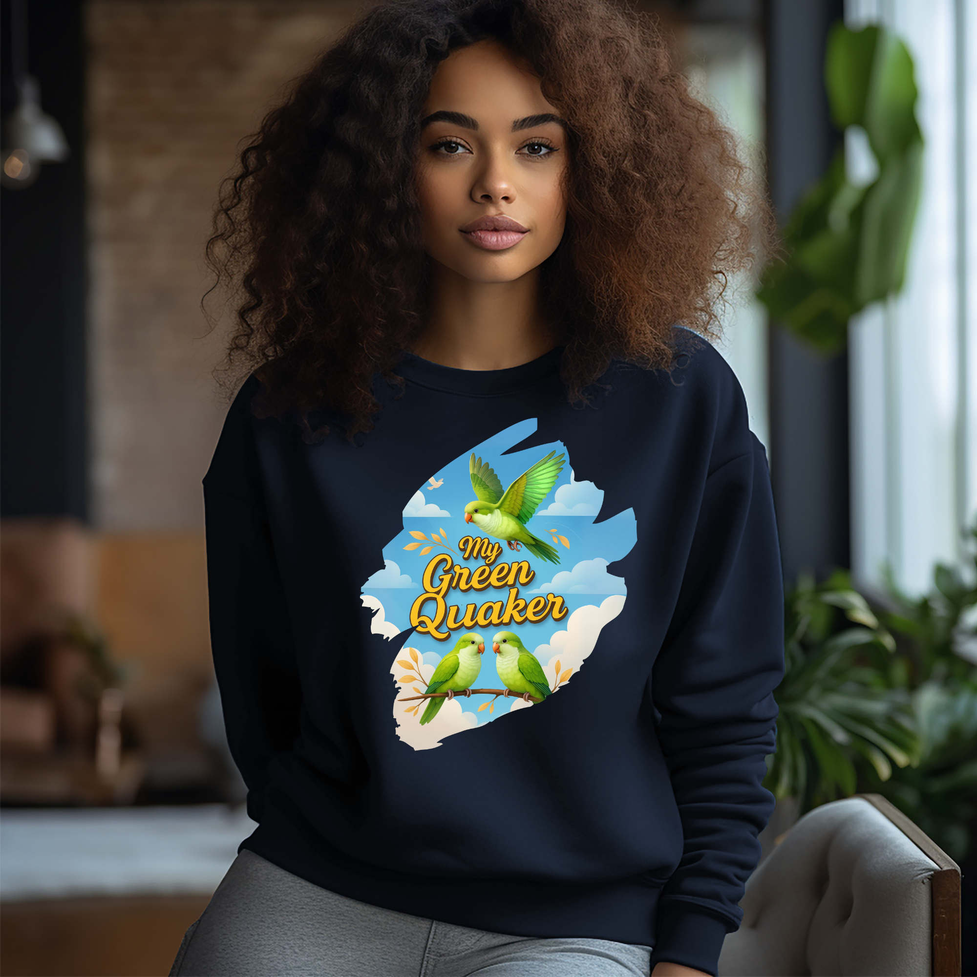 My Green Quaker Flying Sweatshirt