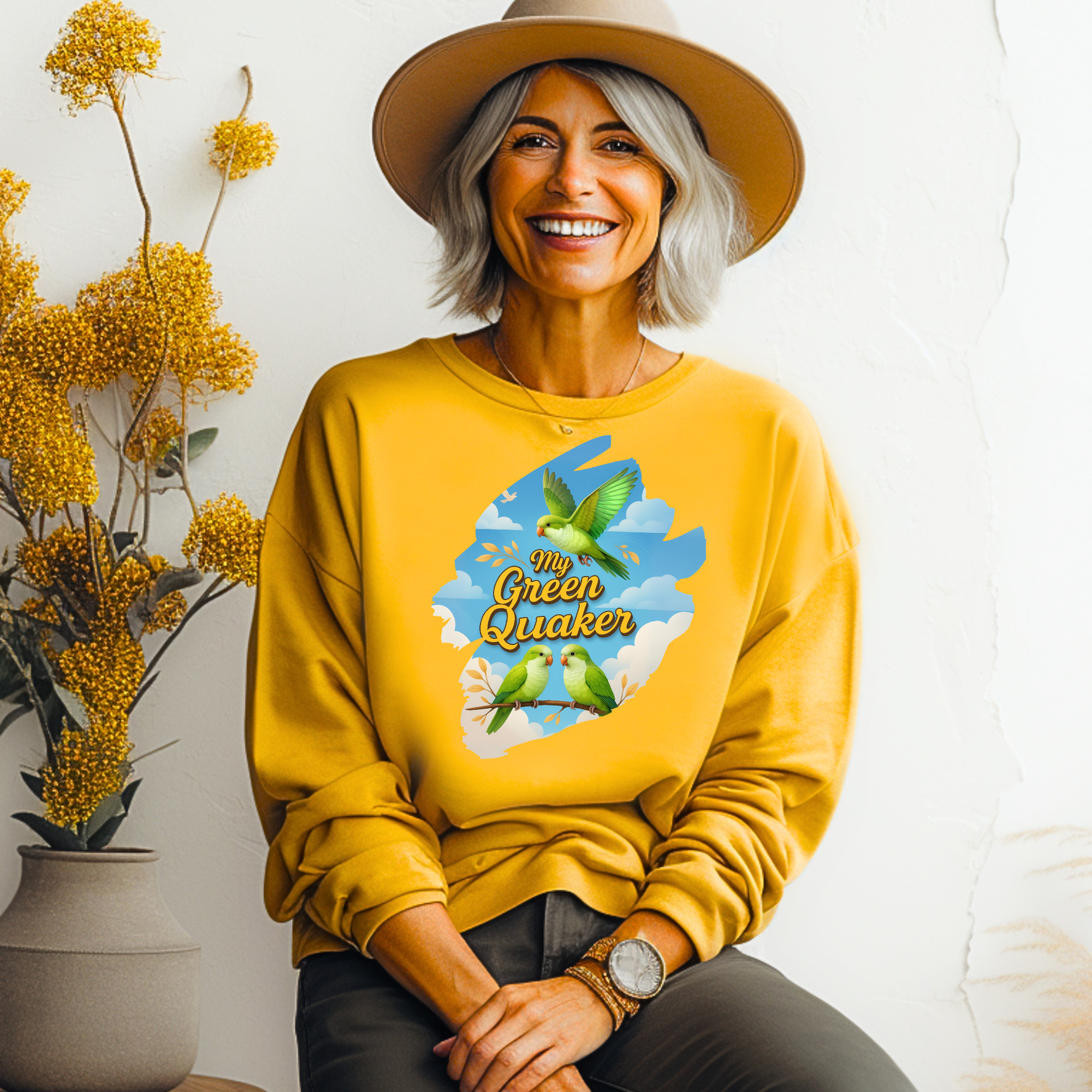 My Green Quaker Flying Sweatshirt