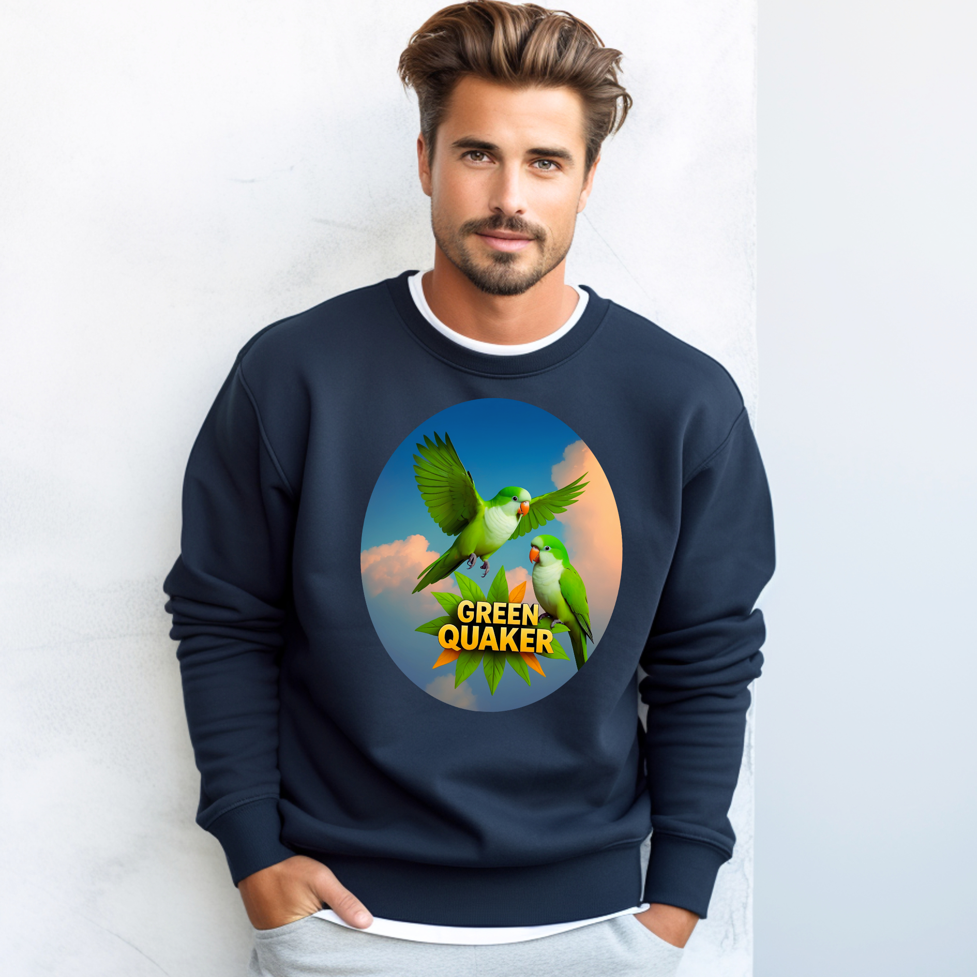 Green Quaker Flying Sweatshirt