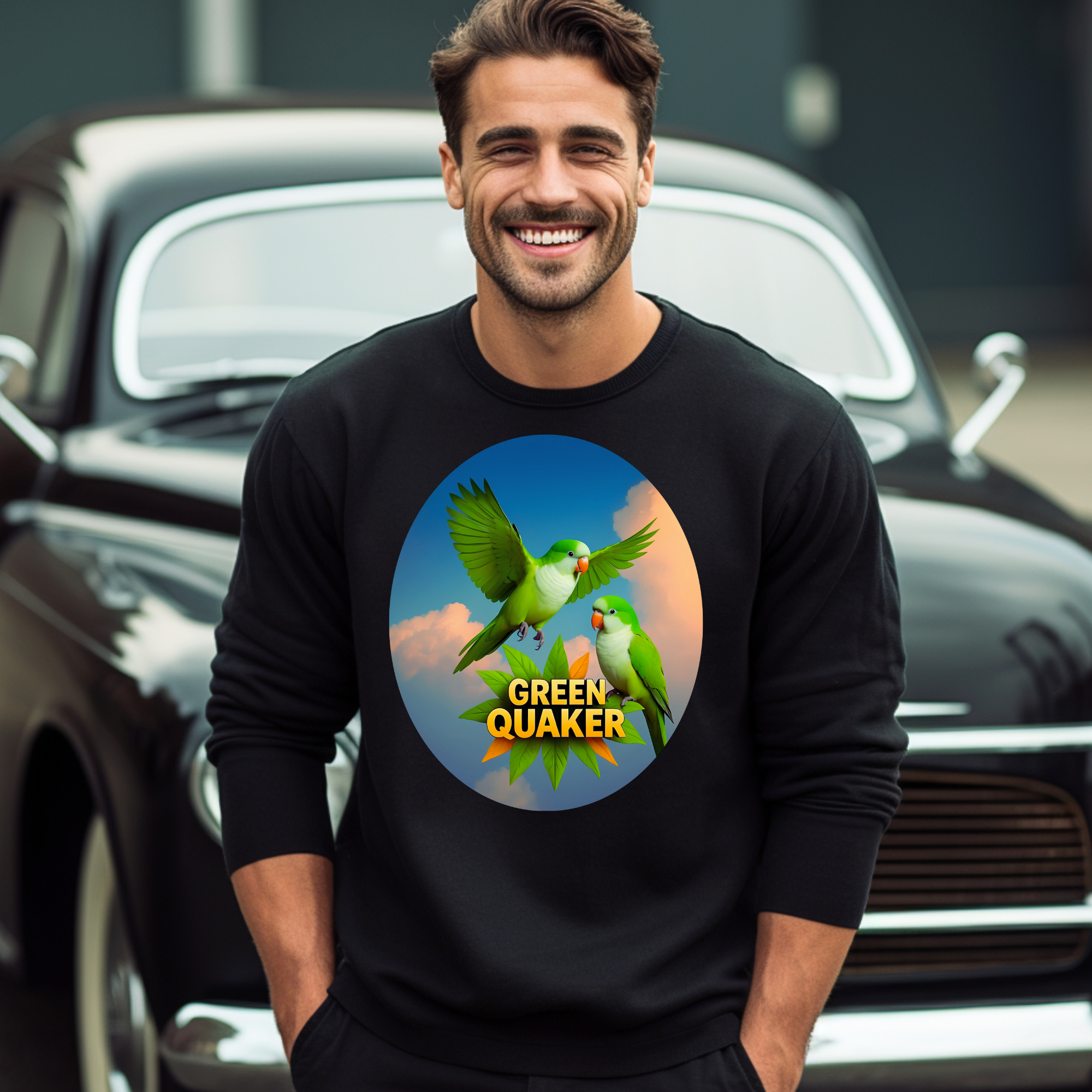 Green Quaker Flying Sweatshirt