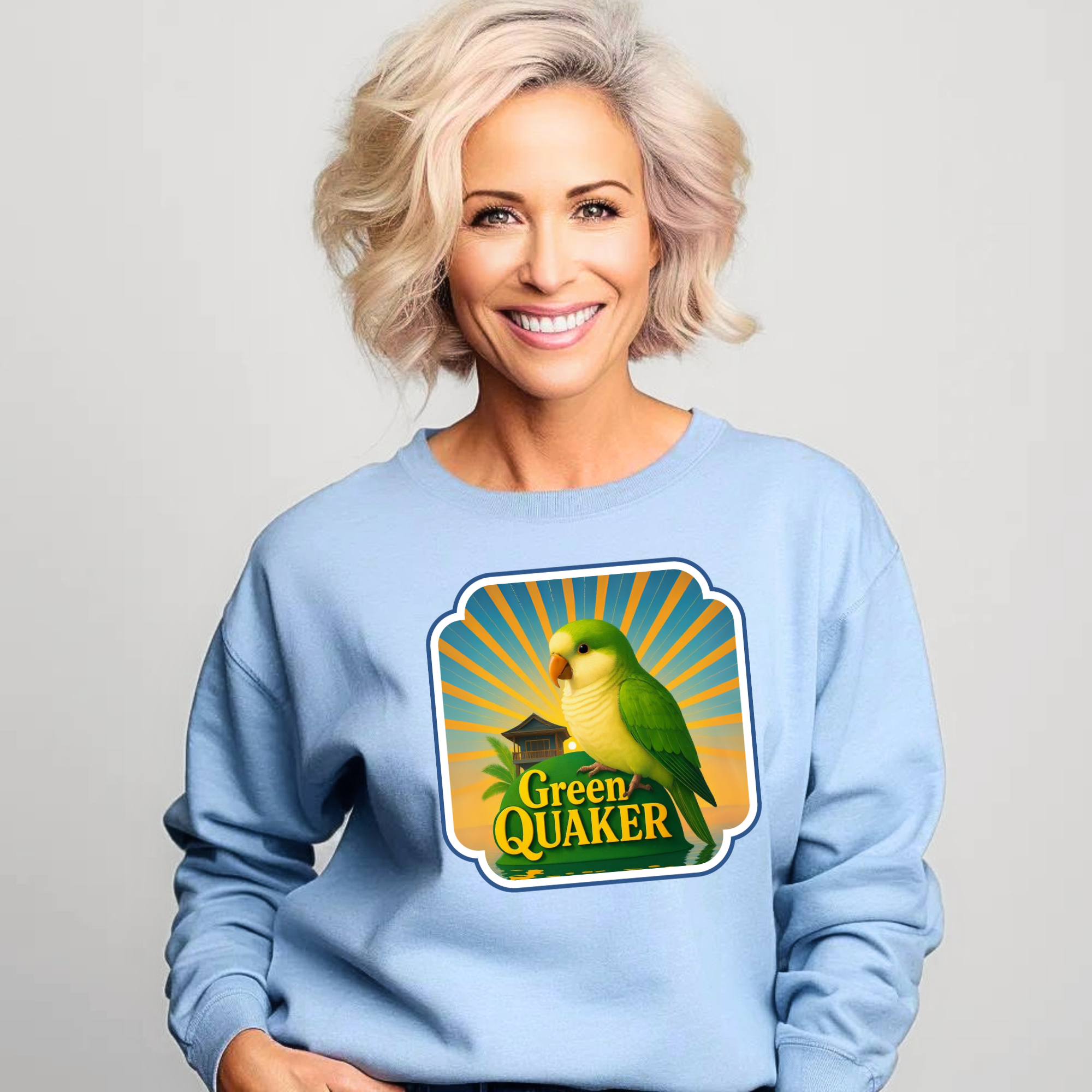 Green Quaker Sunburst Sweatshirt