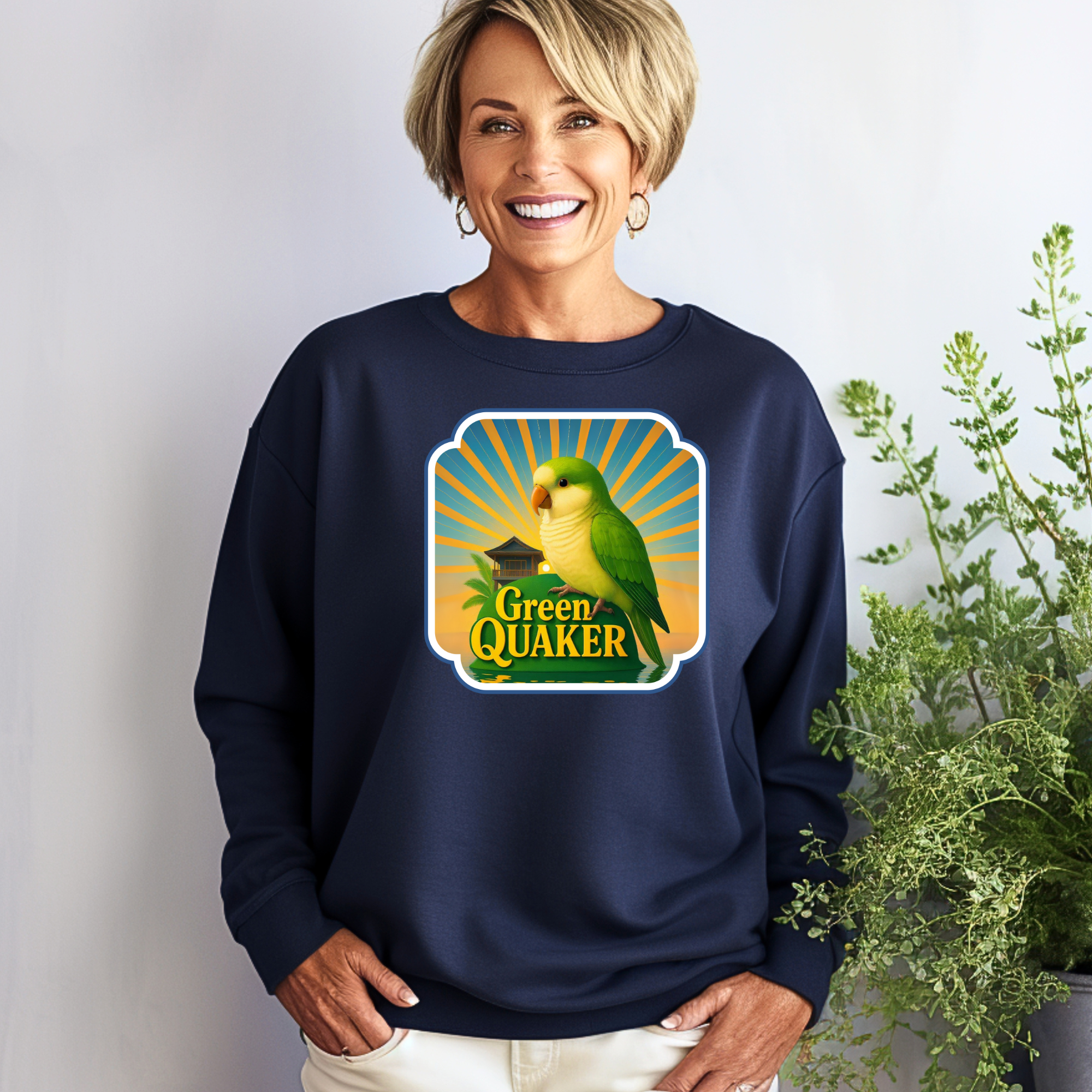 Green Quaker Sunburst Sweatshirt