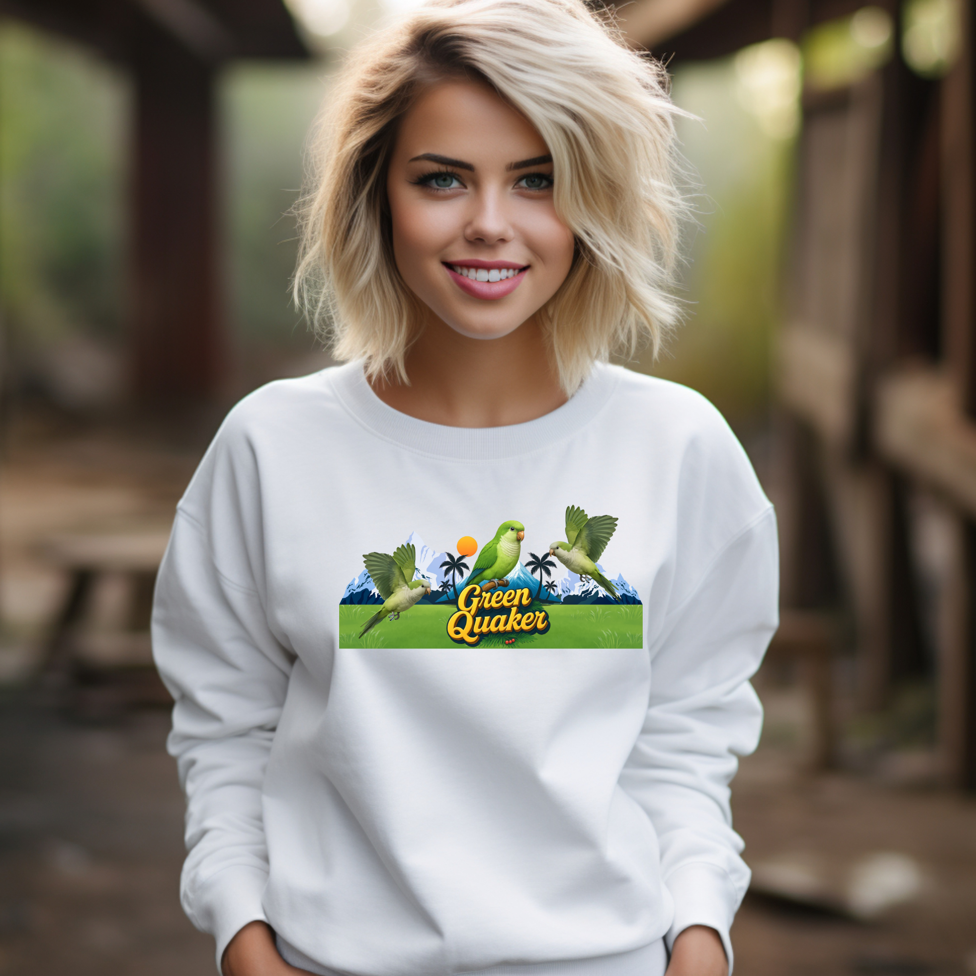 Green Quaker Flying Sweatshirt