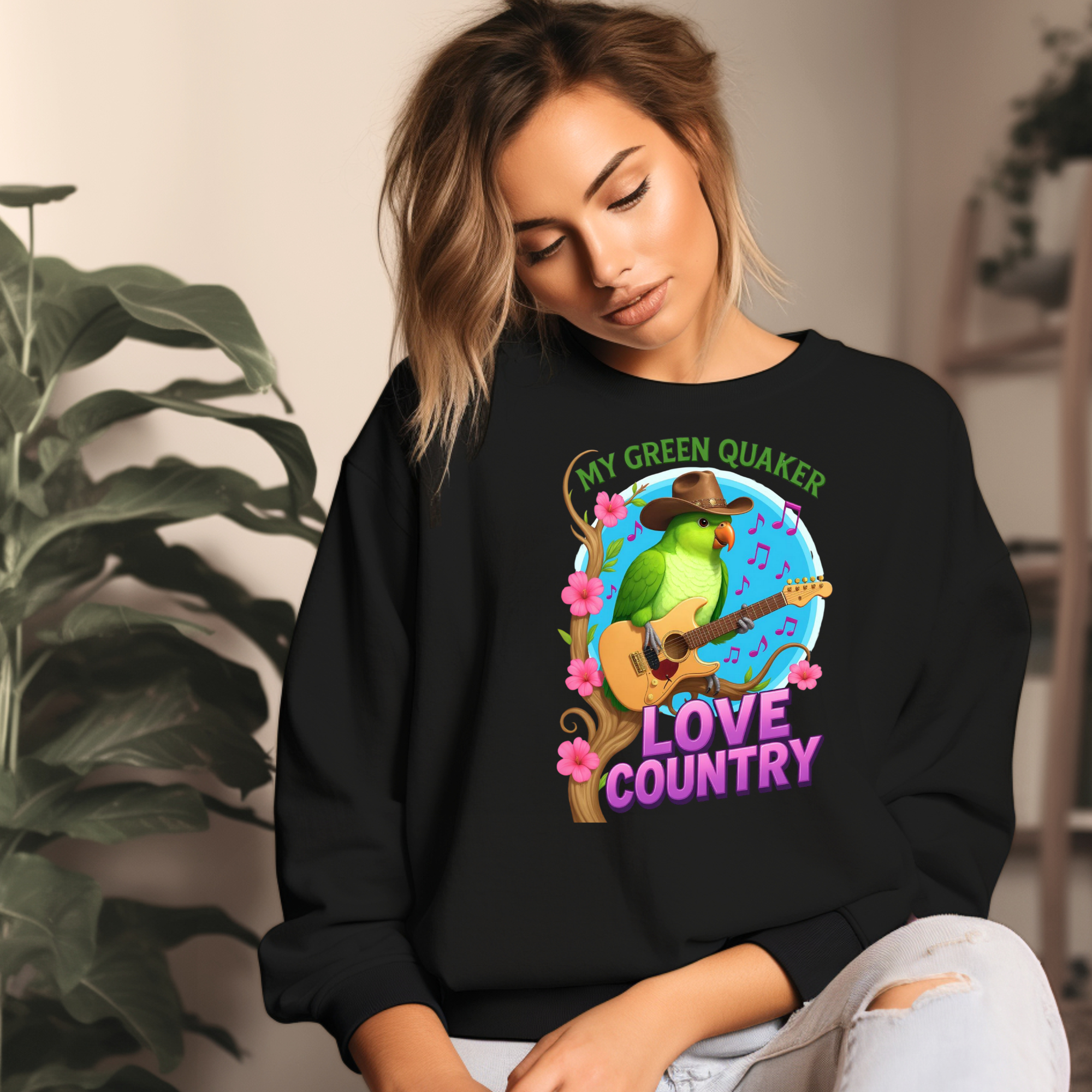 Green Quaker Love Country Sweatshirt