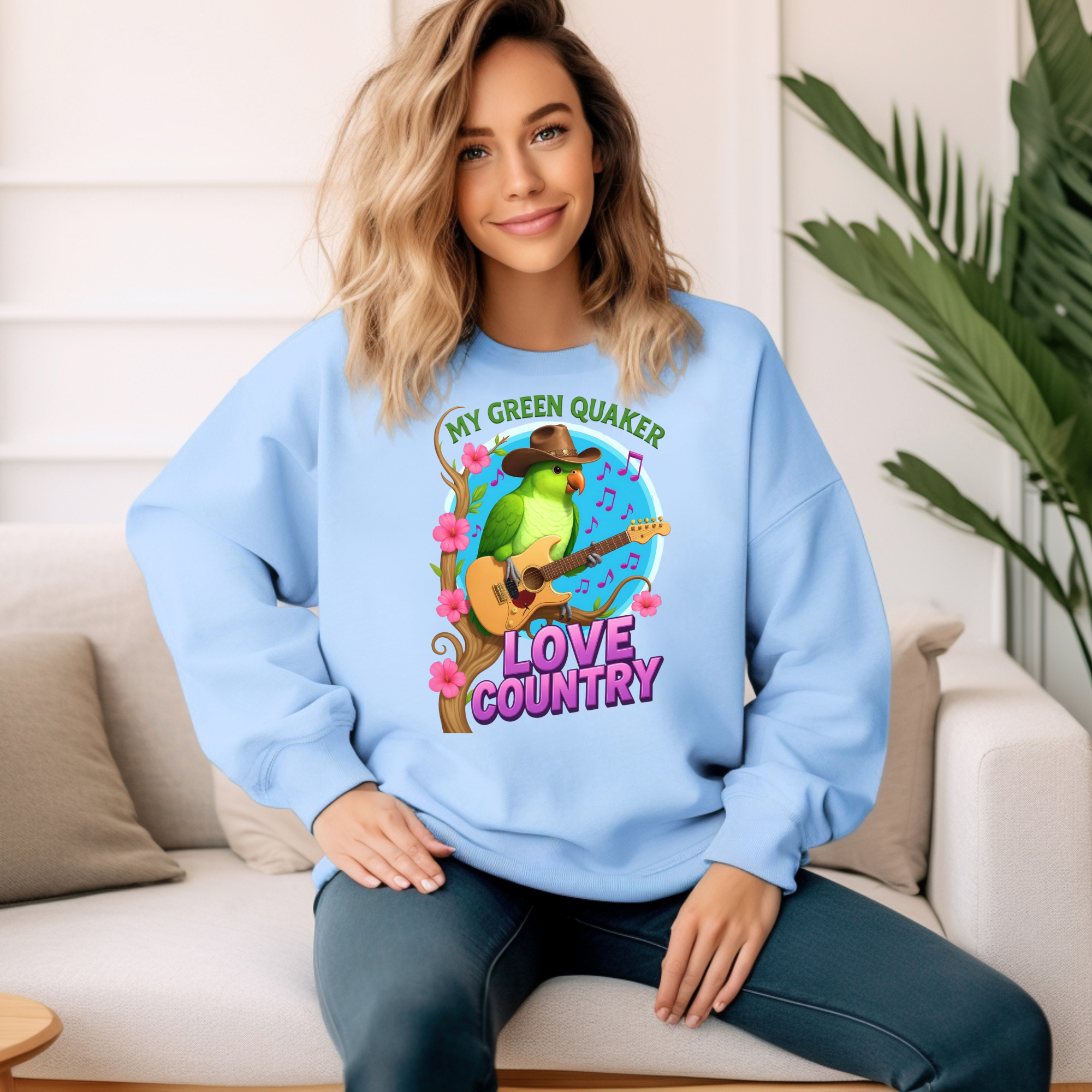 Green Quaker Love Country Sweatshirt