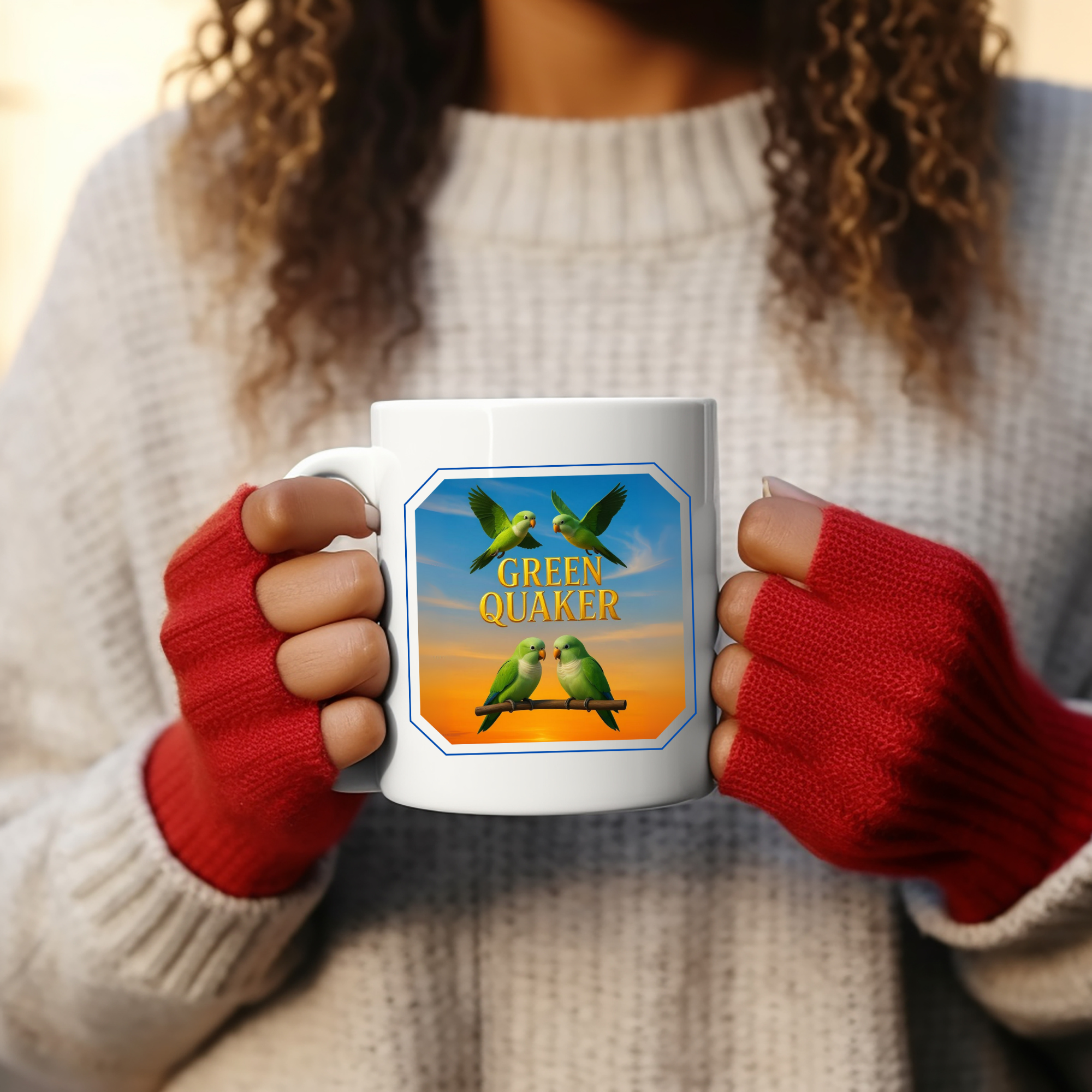 Green Quaker Flying Mug