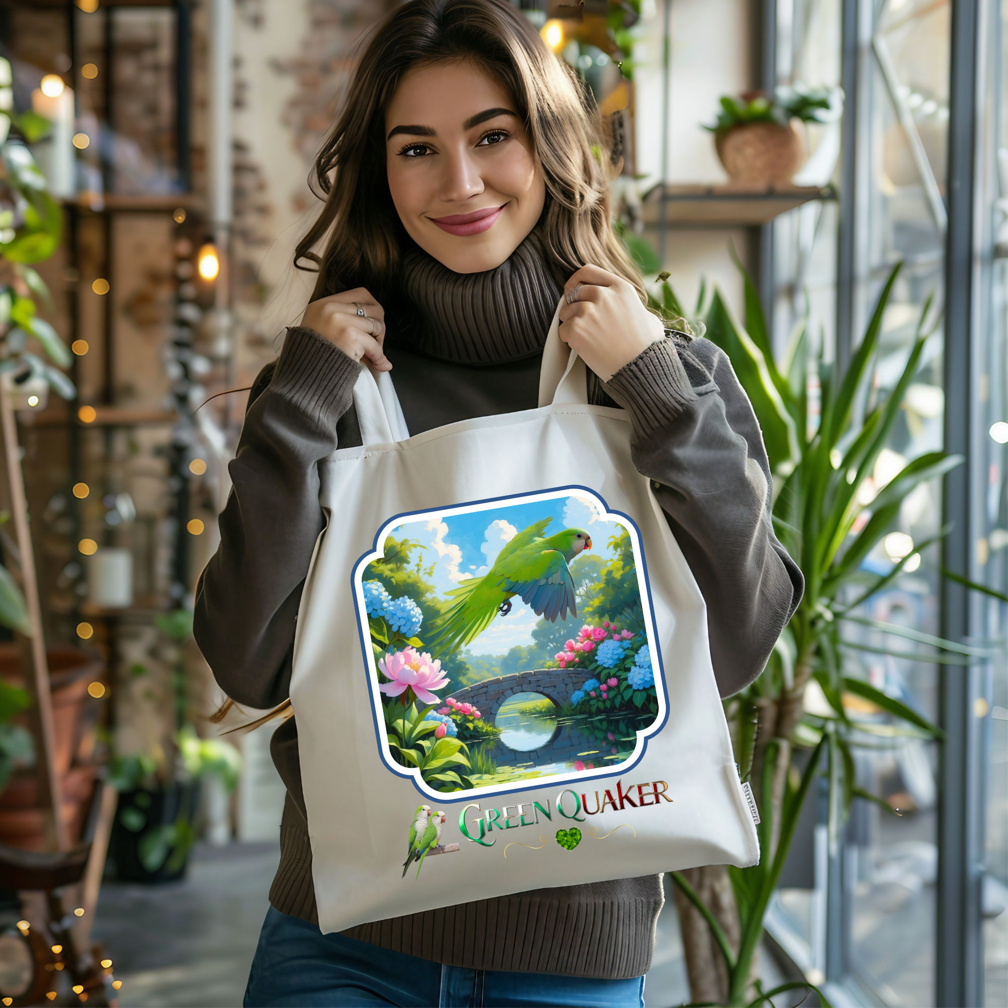 Green Quaker Bridge Tote Bag
