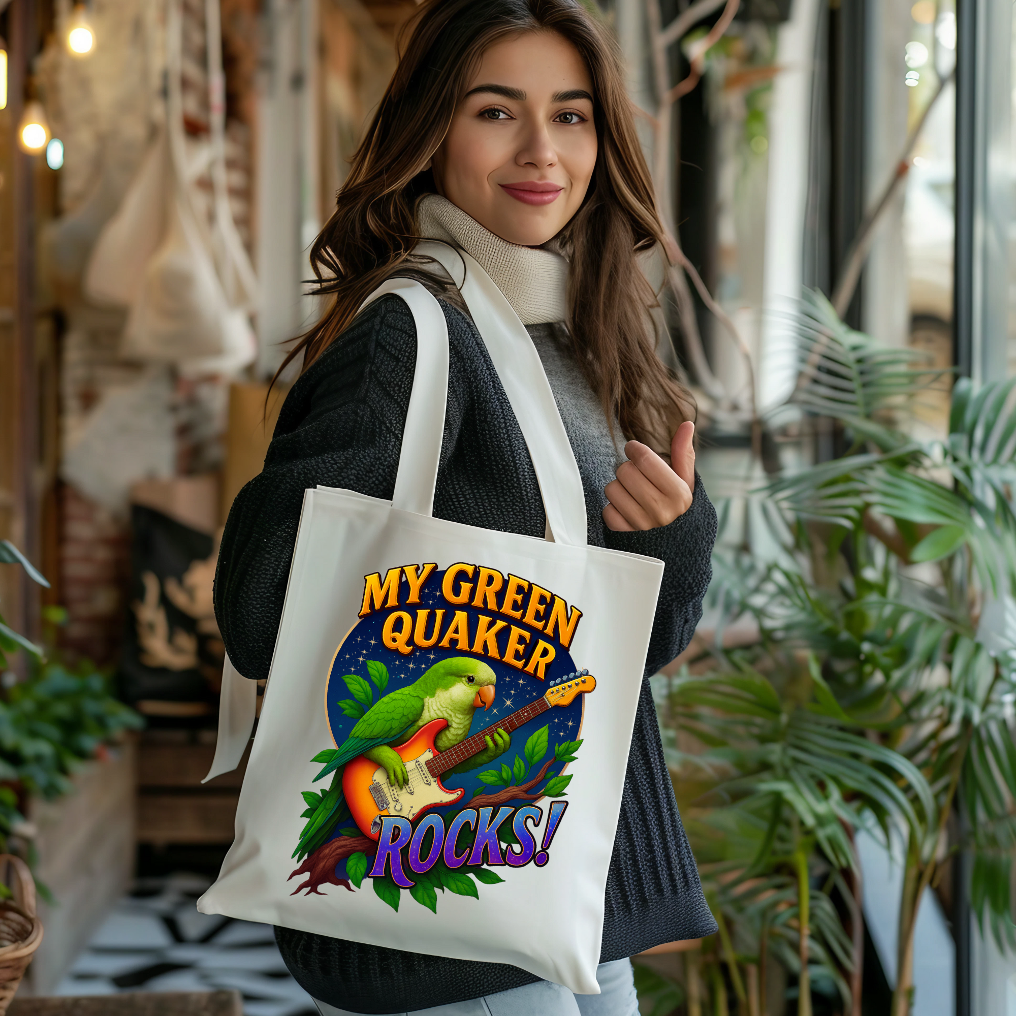 Green Quaker Rocks Tote Bag