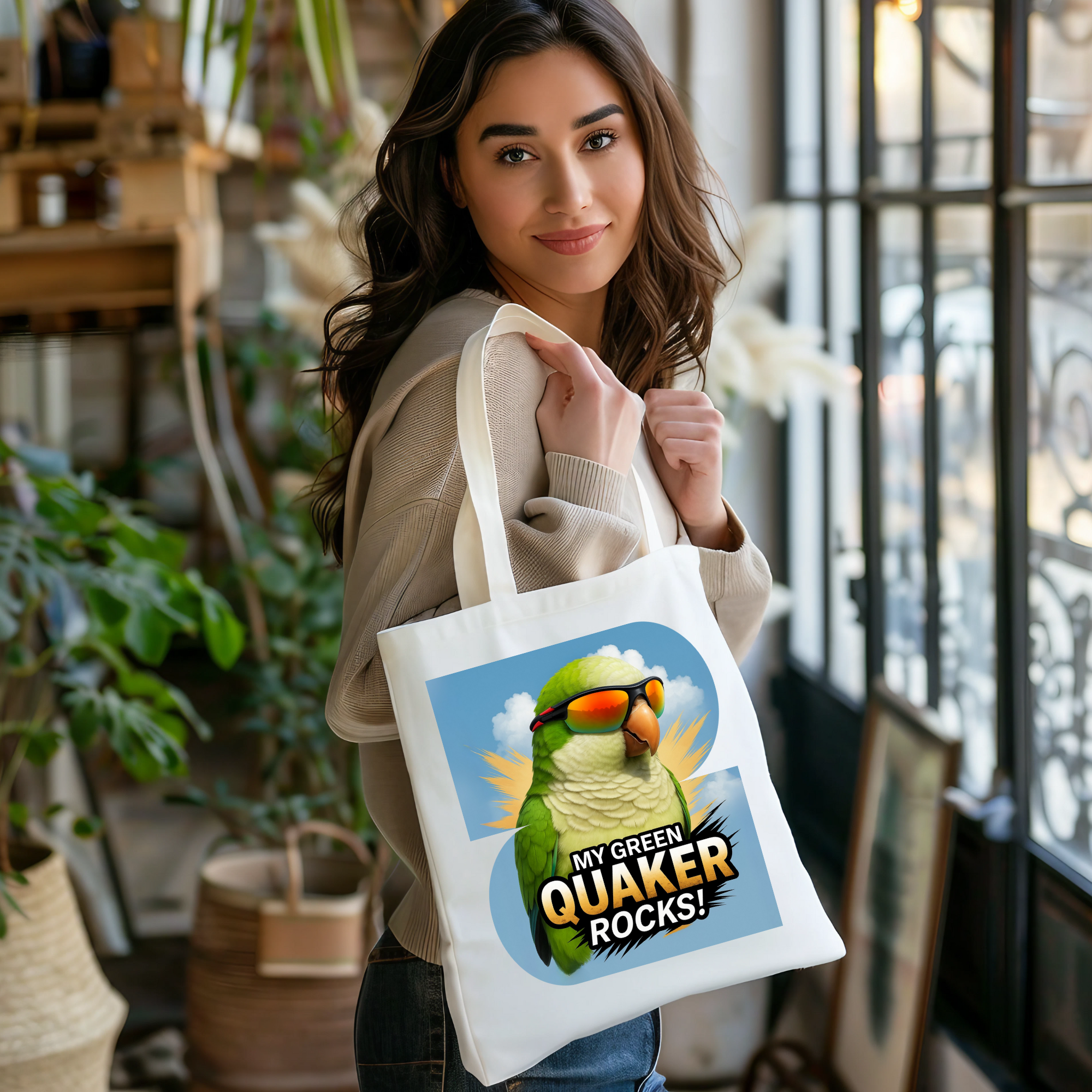 Green Quaker Rocks Tote Bag