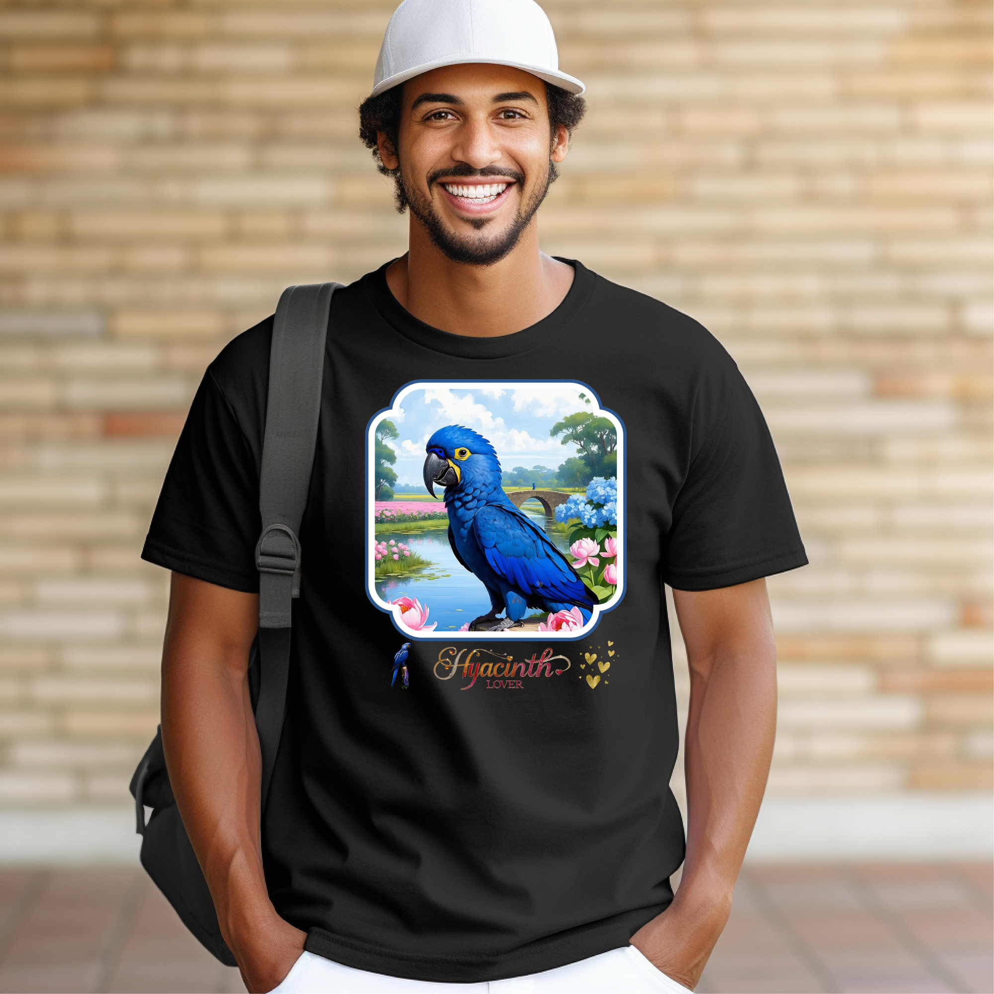 Hyacinth Lover Floral Lake T-Shirt