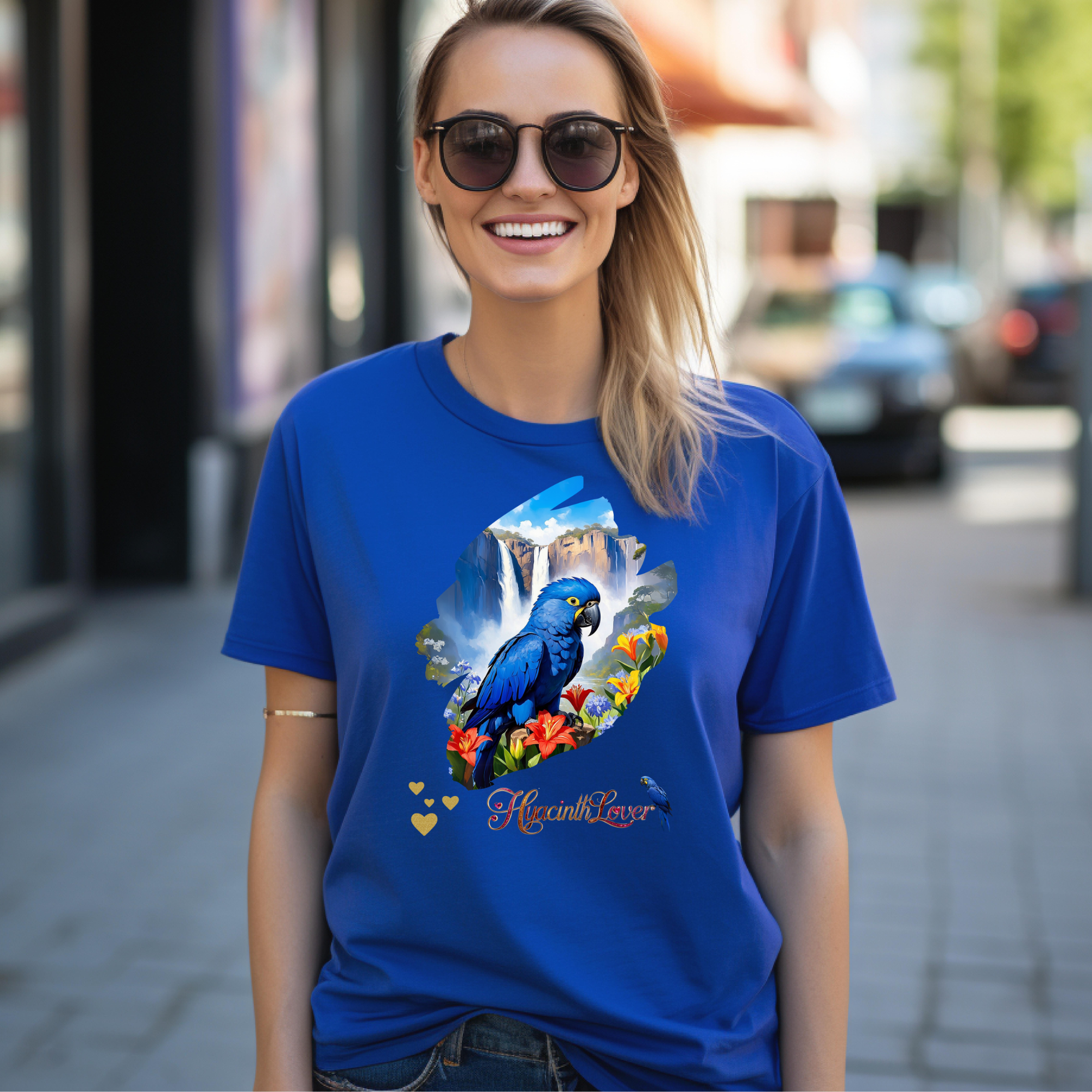 Hyacinth Lover Waterfall T-Shirt