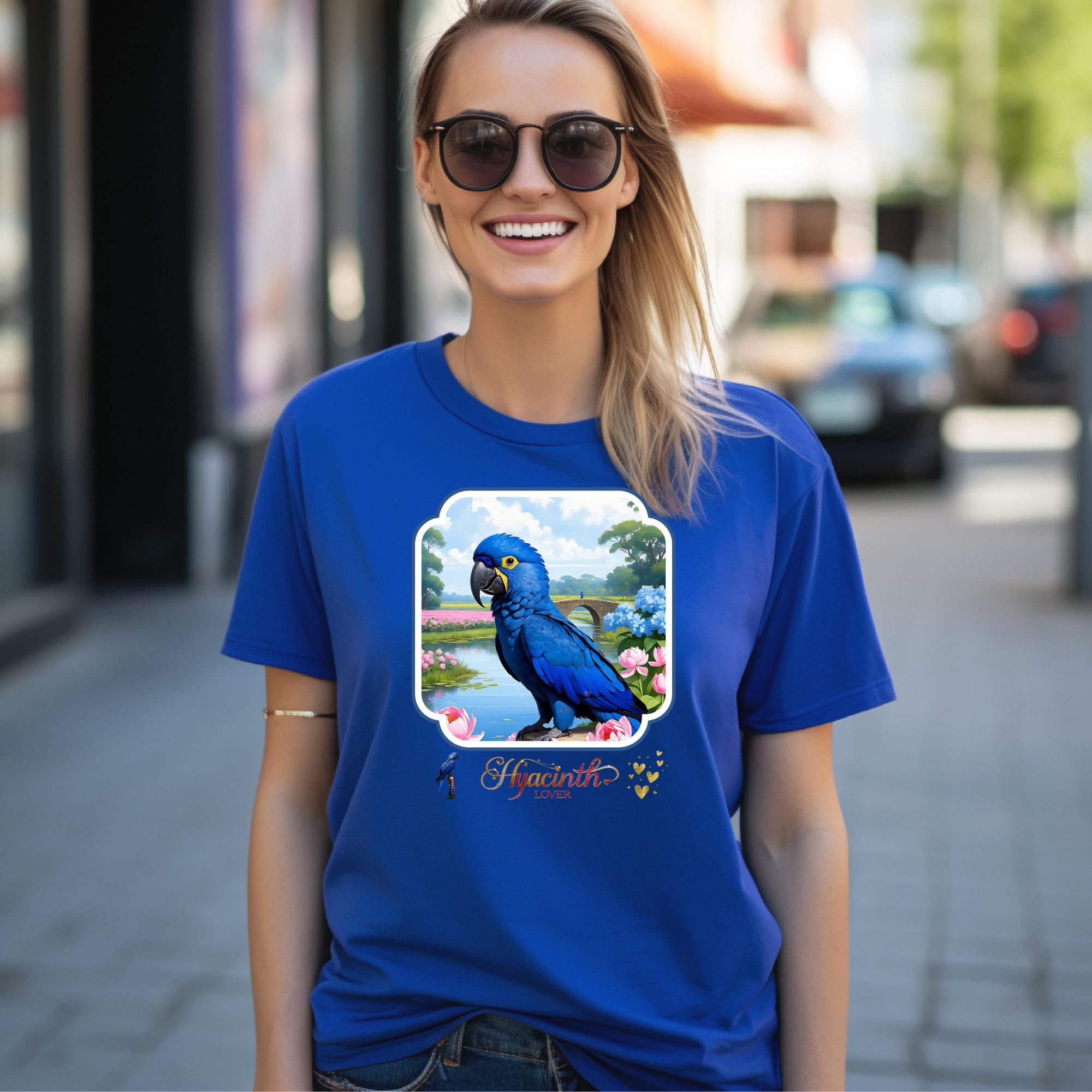 Hyacinth Lover Floral Lake T-Shirt