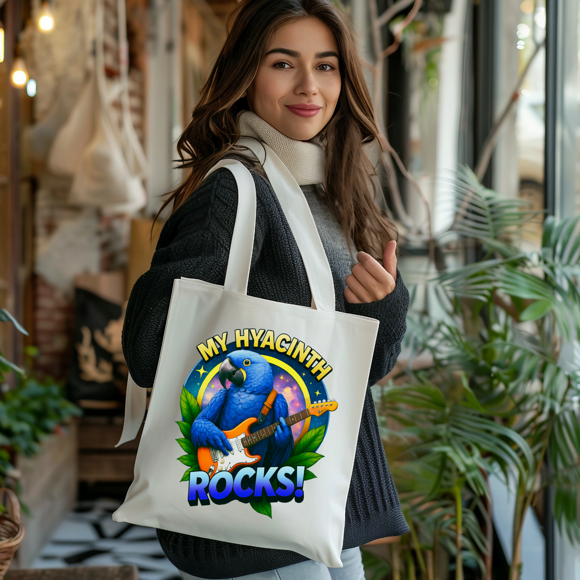 My Hyacinth Rocks Tote Bag
