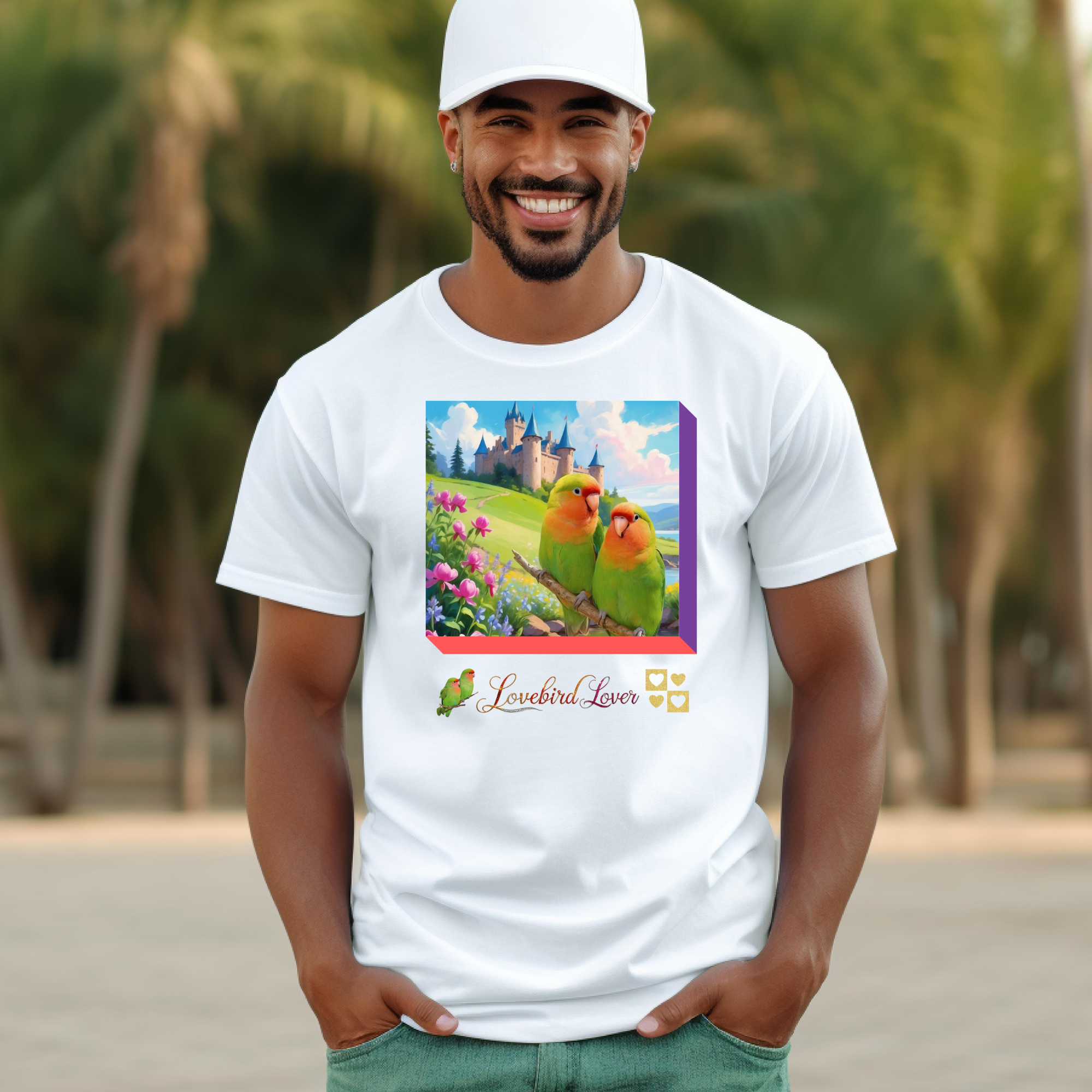 Lovebird Lover Nature Scenic T-Shirt