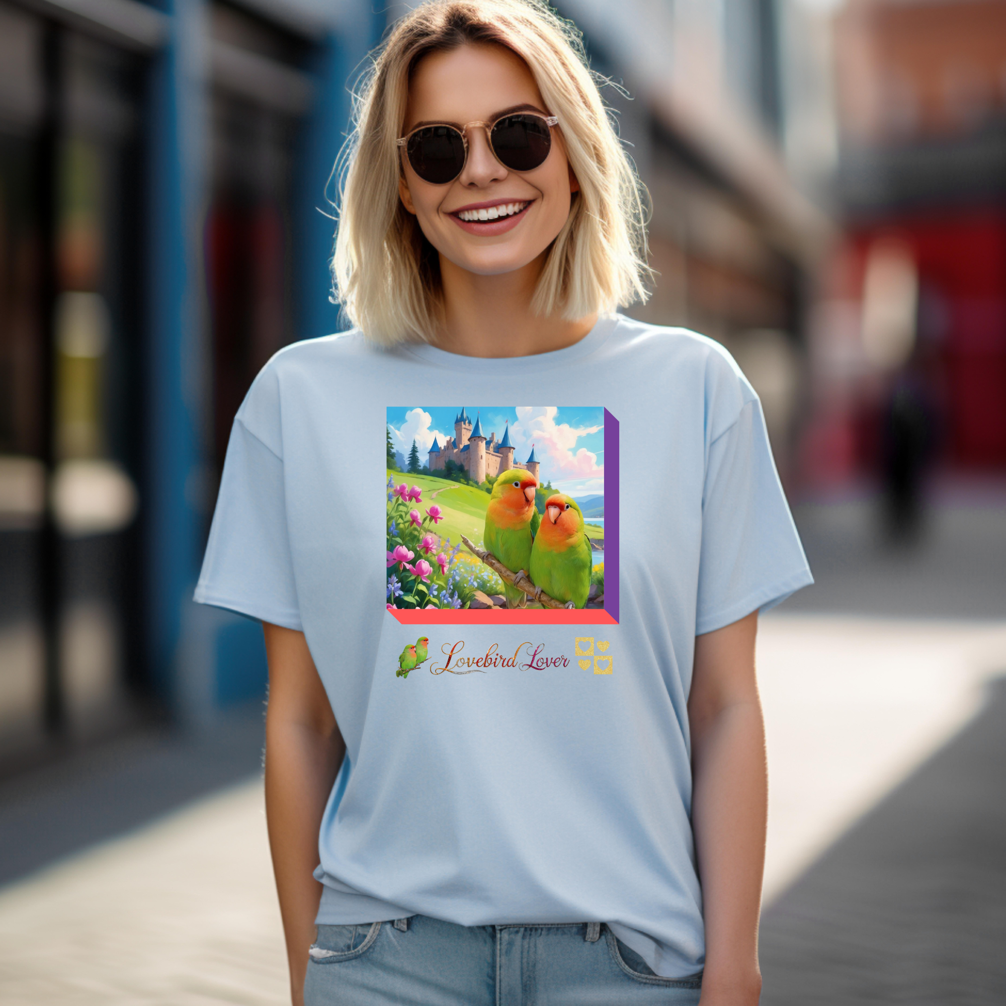 Lovebird Lover Nature Scenic T-Shirt