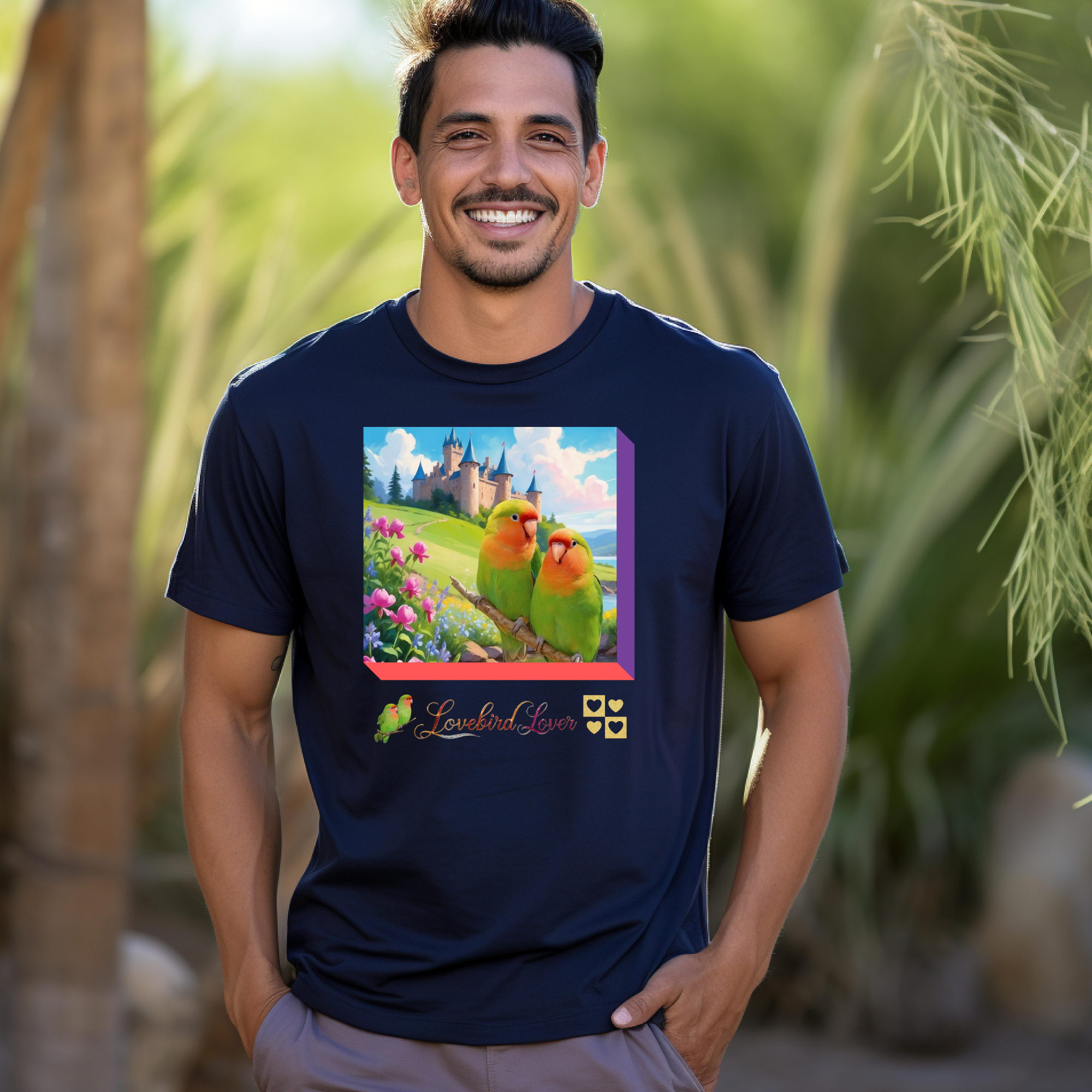 Lovebird Lover Nature Scenic T-Shirt