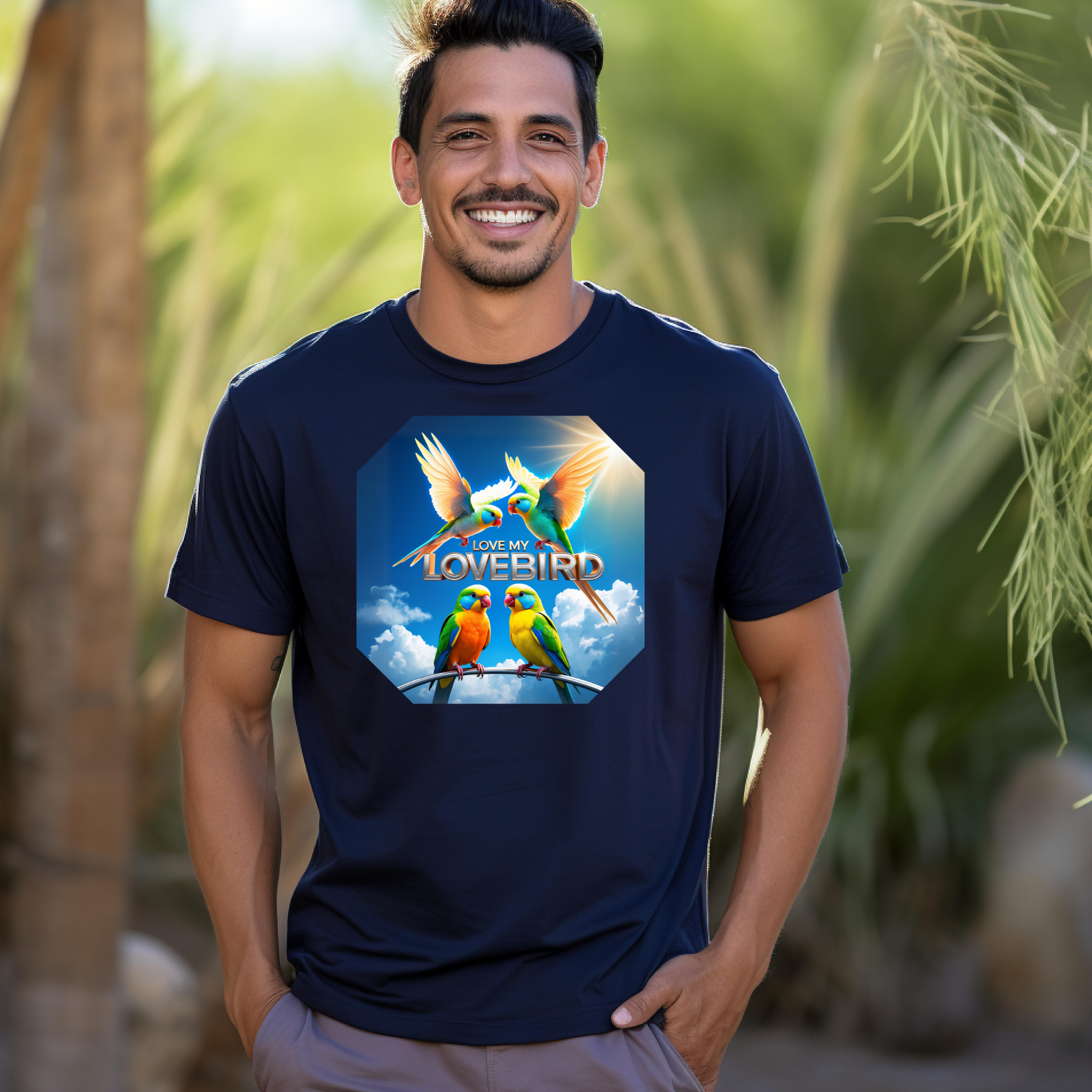Love My Lovebird Flying T-Shirt